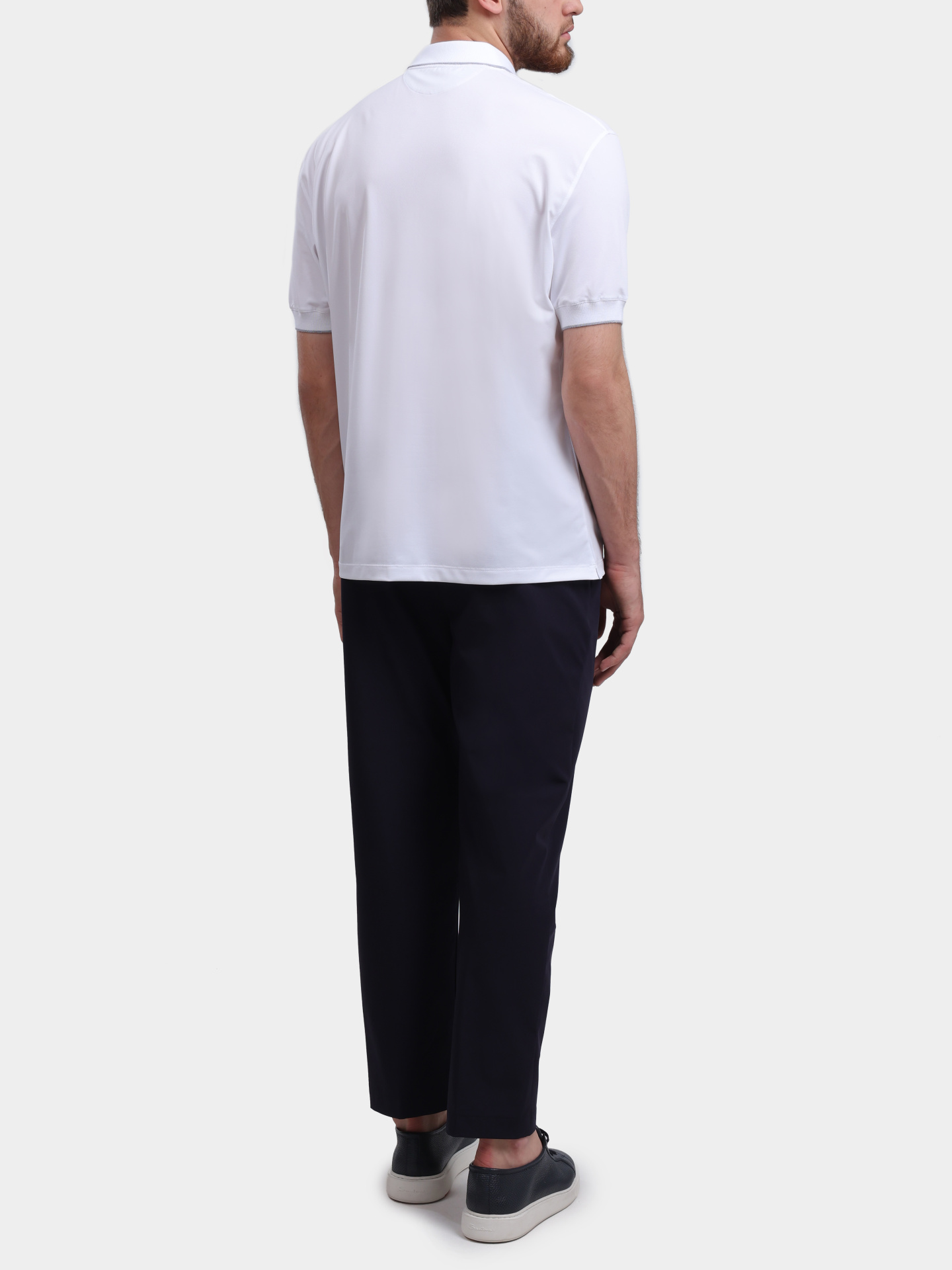 Поло Brunello Cucinelli MW8641330F CCS47 на молнии мужское — купить в интернет-магазине Verdistore