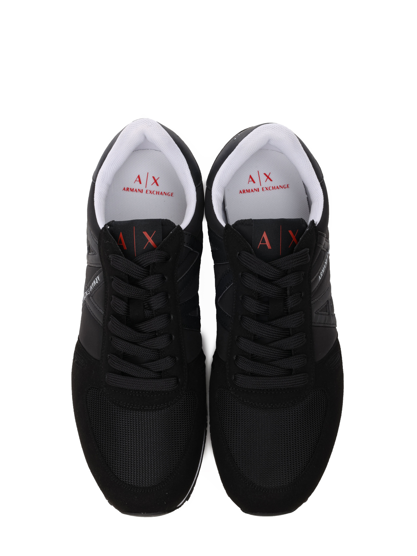 Кроссовки Armani Exchange XUX017 XCC68 00002 текстильные мужские с логотипом — купить в интернет-магазине Verdistore
