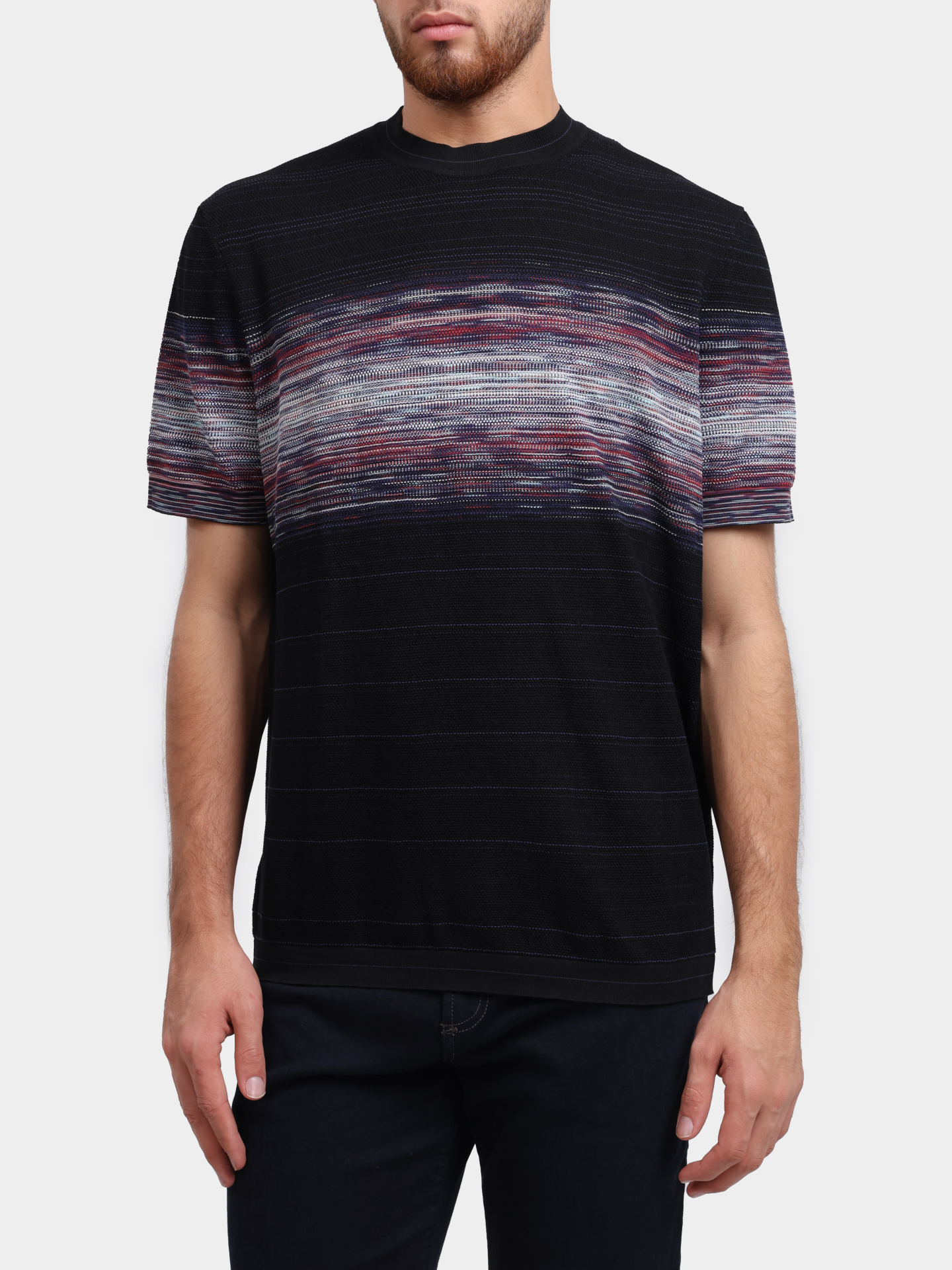 Футболка MISSONI US25SL06 BK044K S91NC хлопковая мужская — купить в интернет-магазине Verdistore