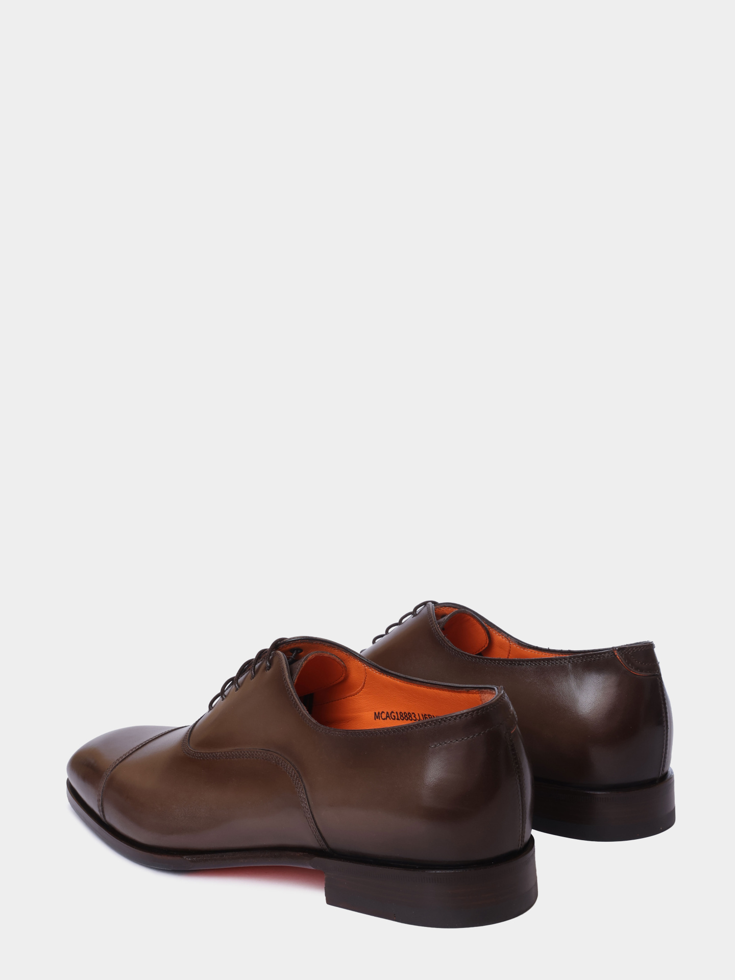 Оксфорды Santoni MCAG18883JJ6BNTGE81 кожаные мужские — купить в интернет-магазине Verdistore