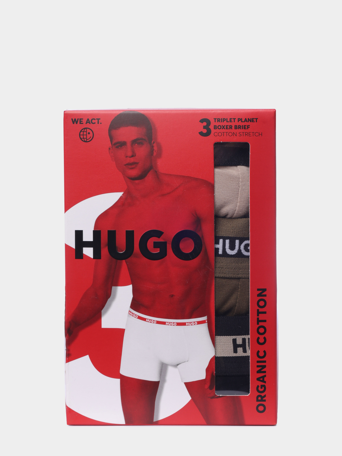 Трусы комплект Hugo 50534694 975 хлопковые мужские — купить в интернет-магазине Verdistore