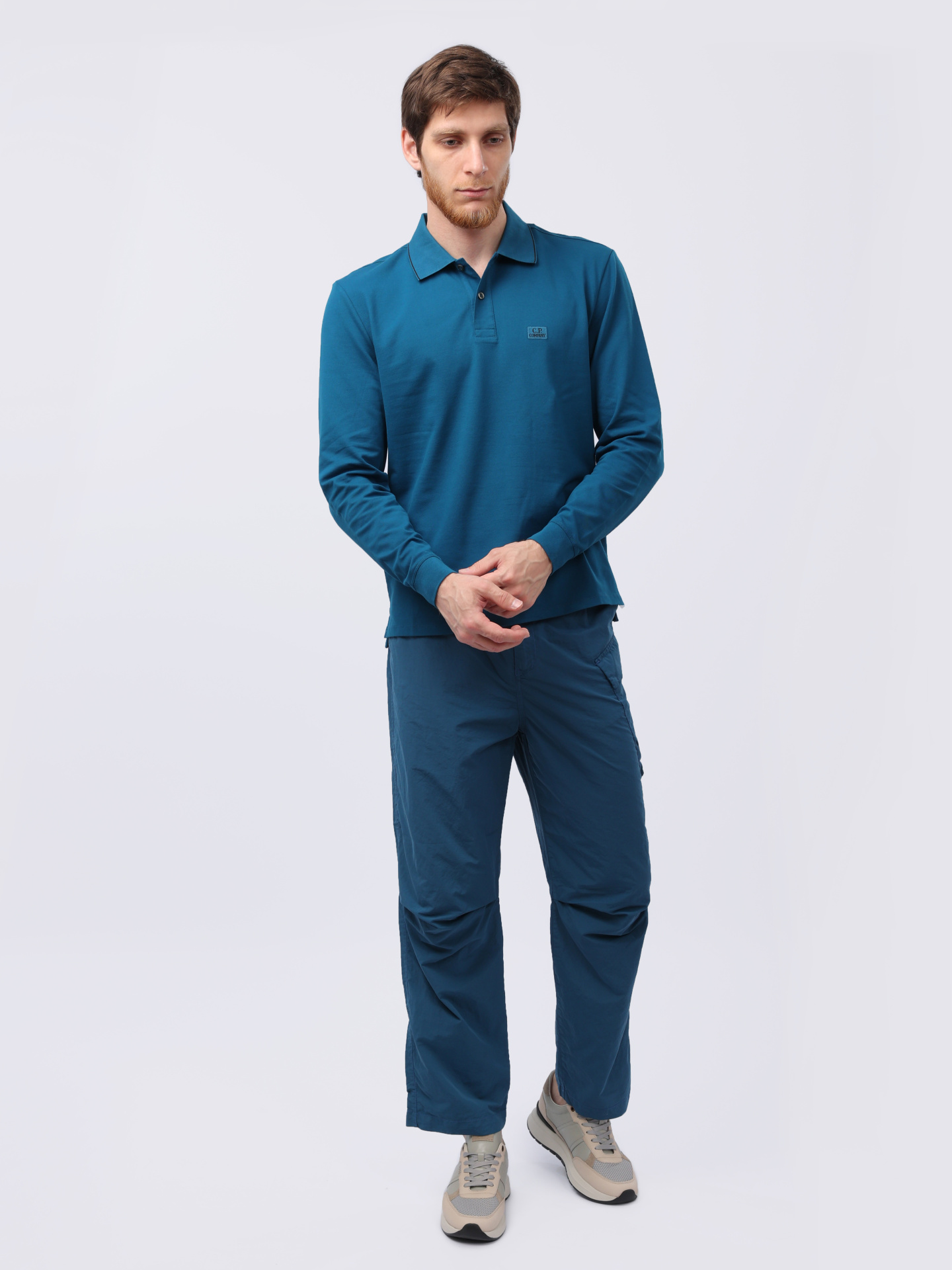 Поло C.P. Company 16CMPL076A-005263W 848 синее мужское — купить в интернет-магазине Verdistore