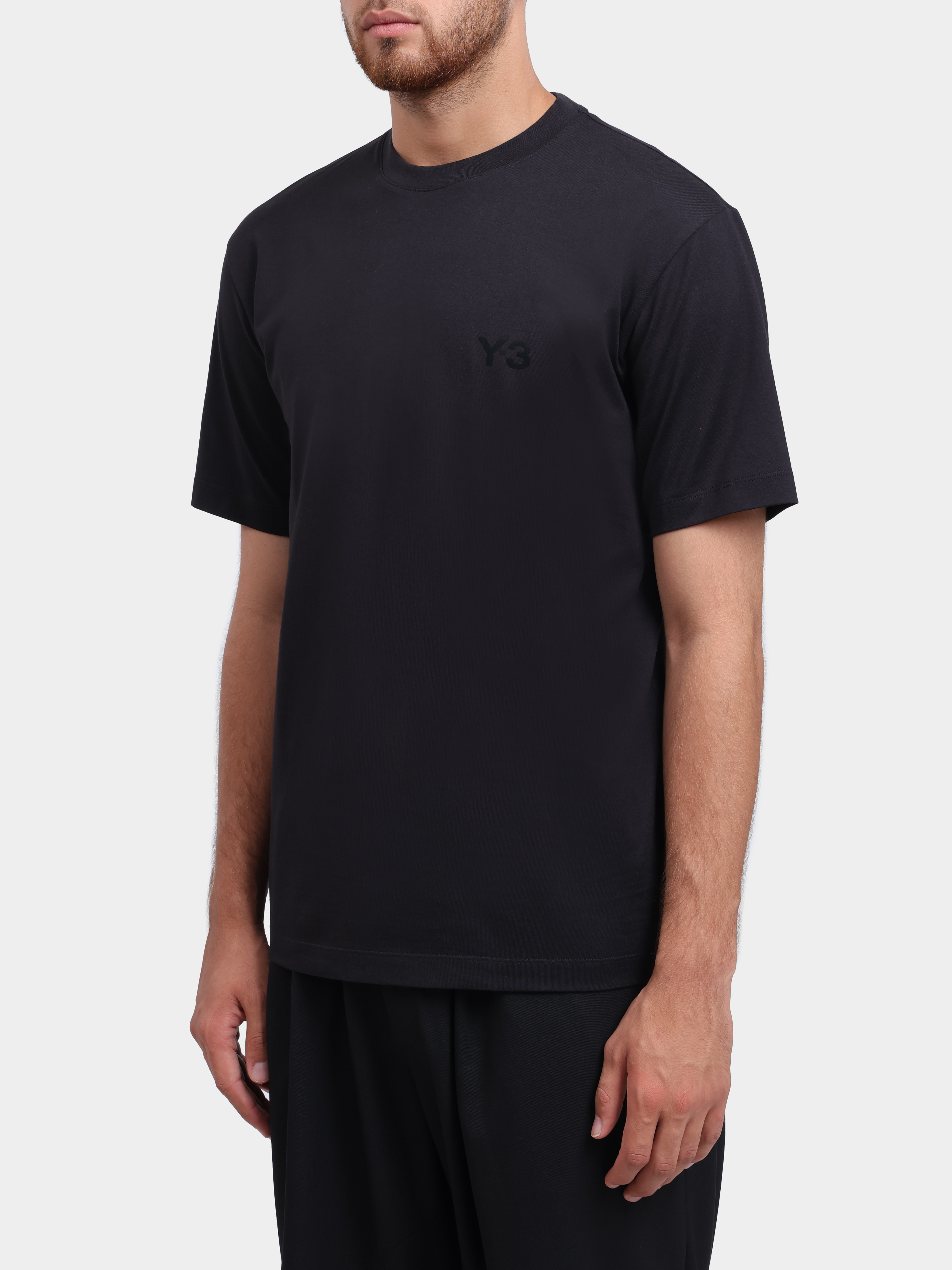 Футболка Y-3 IW0066 черная мужская из хлопка — купить в интернет-магазине Verdistore