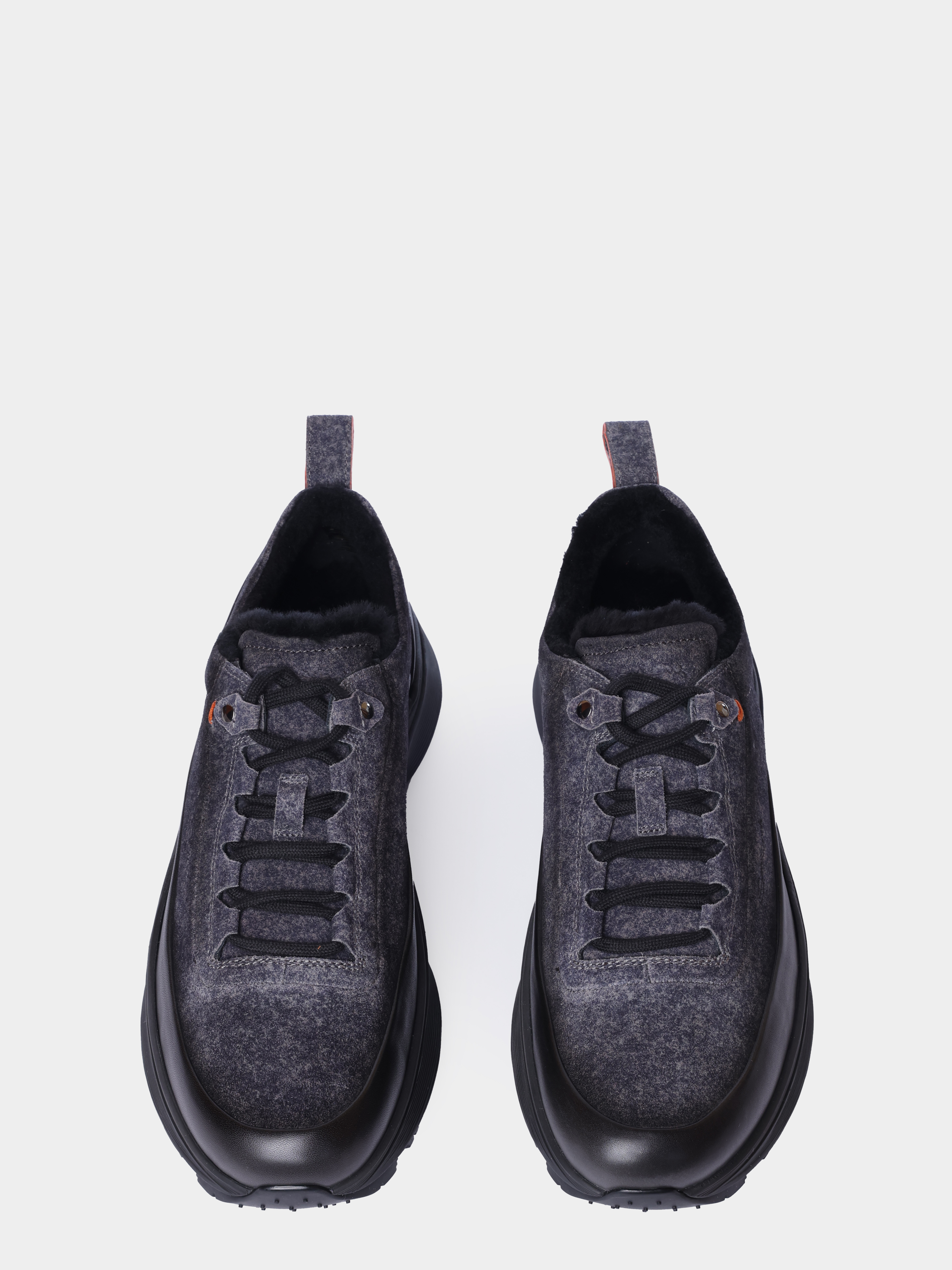 Кроссовки Santoni MBBG22256NECPUBHG62 комбинированные мужские на меху — купить в интернет-магазине Verdistore