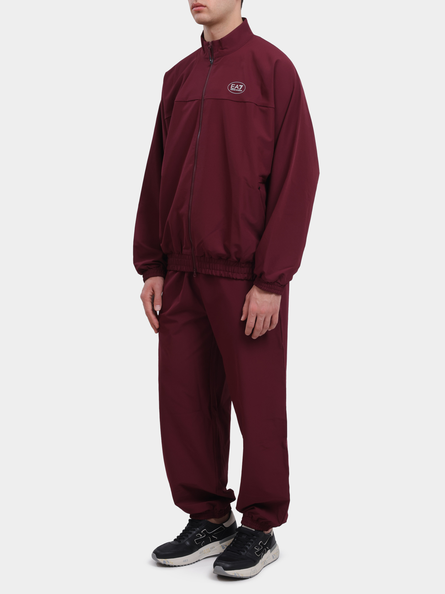 Костюм спортивный EA7 7M000836 AF13555 M5064 бордовый мужской — купить в интернет-магазине Verdistore