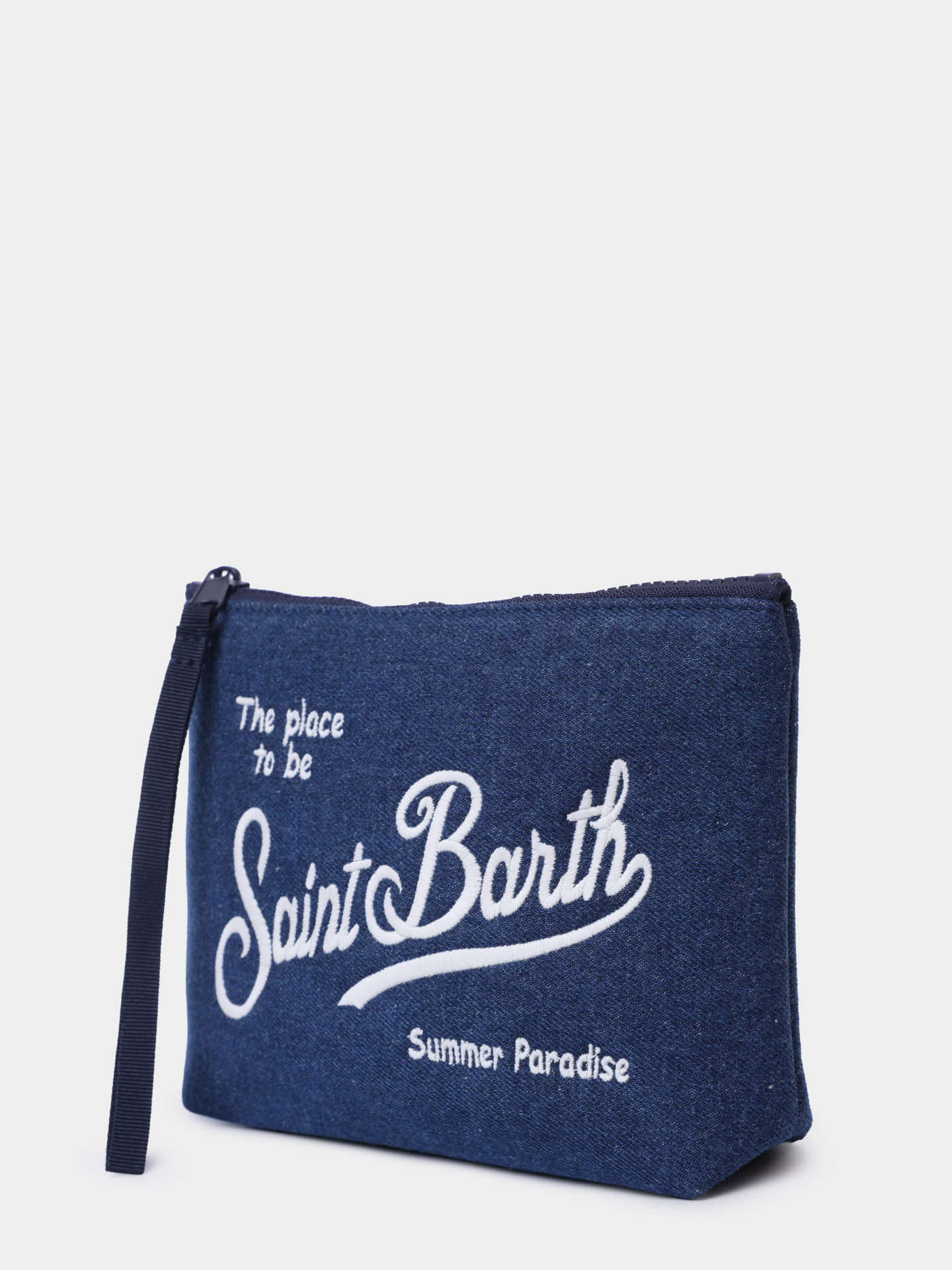 Косметичка ALIN0001 emb синяя хлопковая — купить в интернет-магазине Verdistore