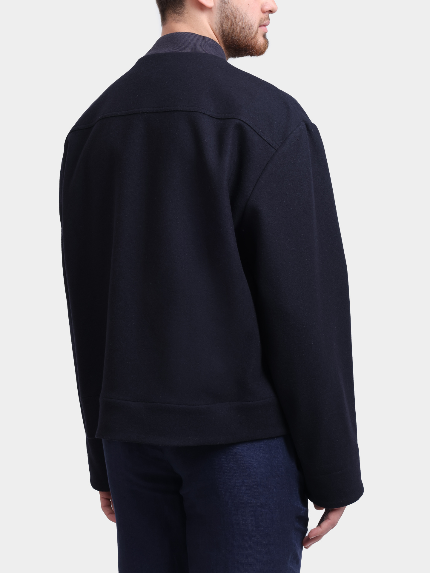Бомбер Emporio Armani 6D1B6X 1K75Z темно-синий мужской — купить в интернет-магазине Verdistore
