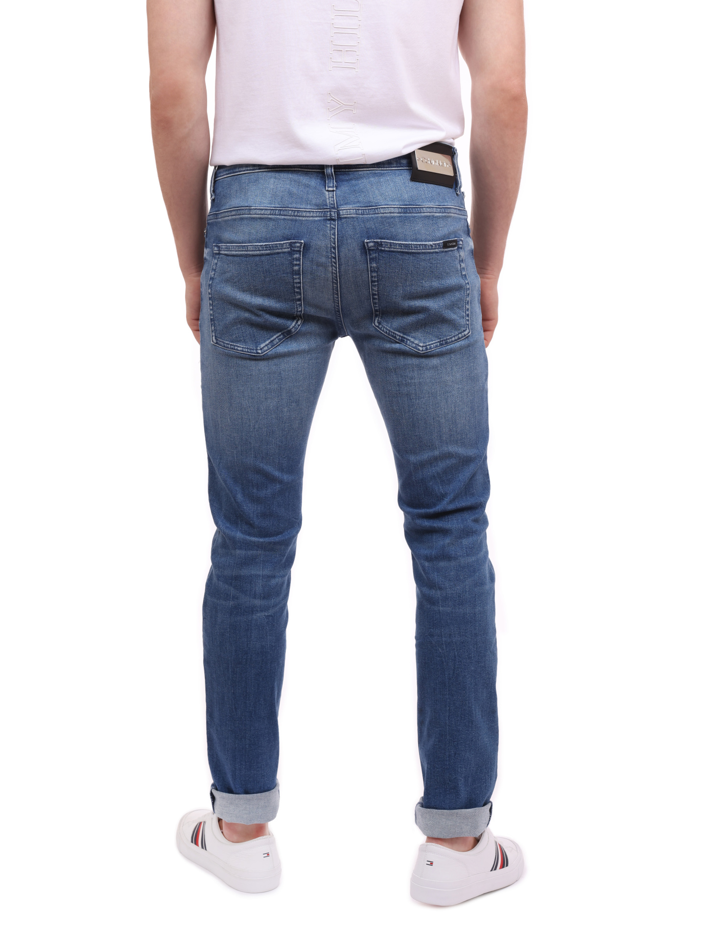 Джинсы Calvin Klein K10K1065601A4 голубые мужские — купить в интернет-магазине Verdistore