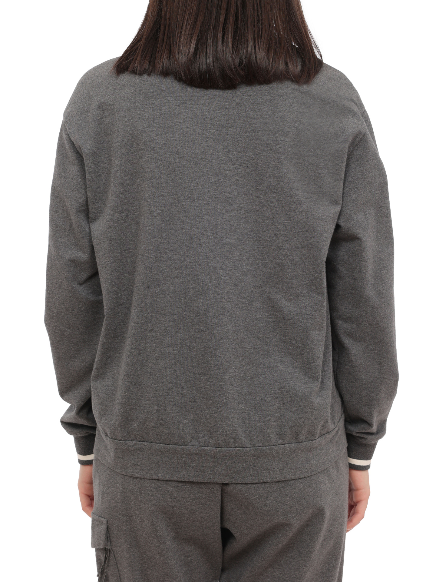 Мастерка Brunello Cucinelli MH827S7106 серая женская — купить в интернет-магазине Verdistore