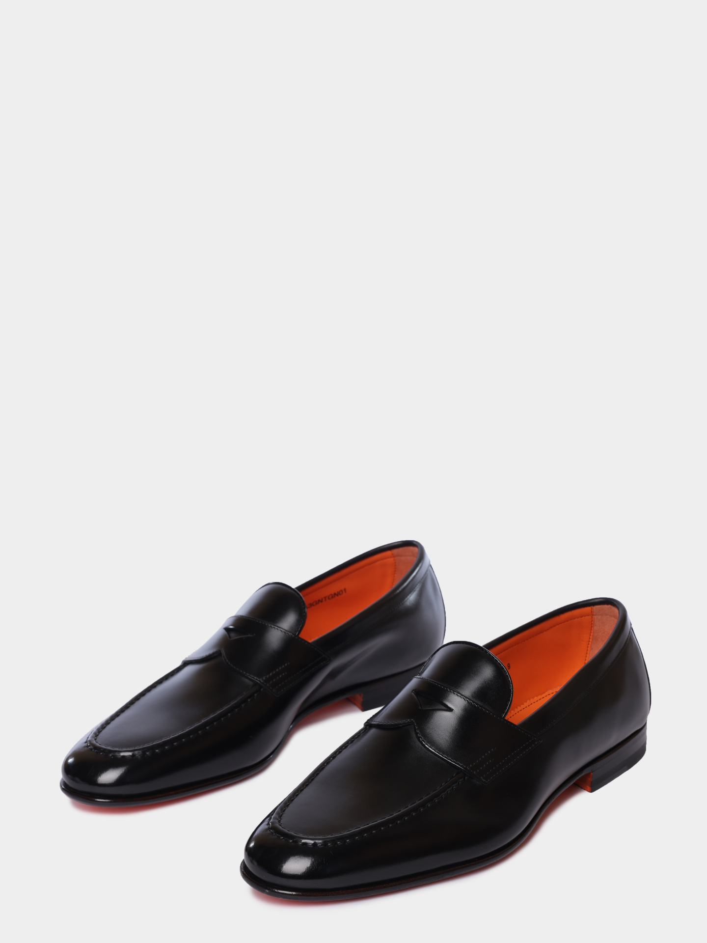 Лоферы Santoni MCNG19044LA3GNTGN01 кожаные мужские — купить в интернет-магазине Verdistore