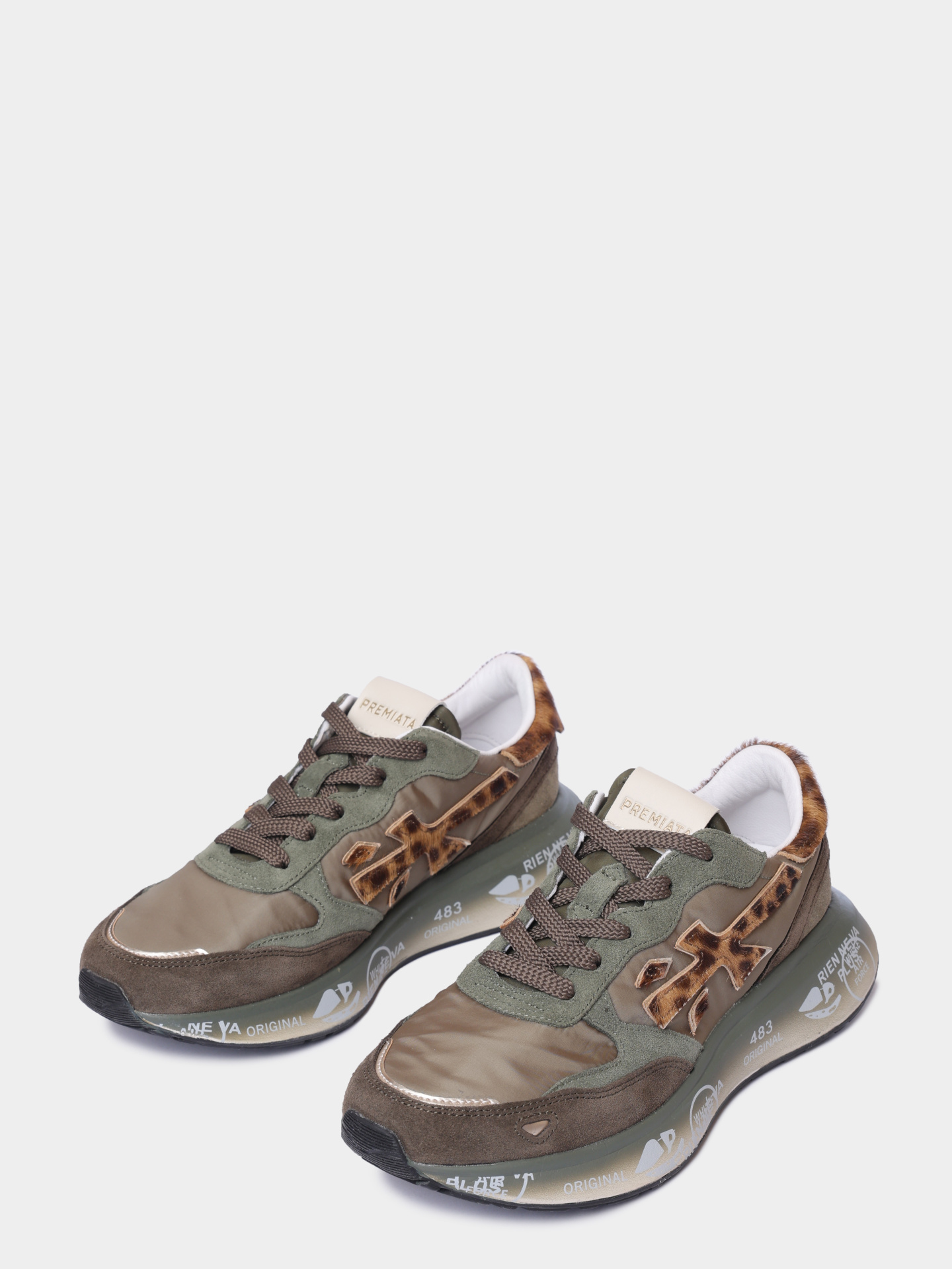 Кроссовки Premiata LAURYN VAR 7790 комбинированные женские — купить в интернет-магазине Verdistore