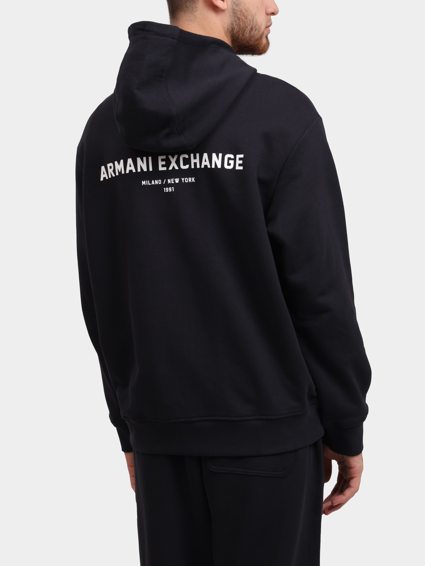 Мастерка Armani Exchange XM000223 AF12656 UB101 хлопковая мужская — купить в интернет-магазине Verdistore