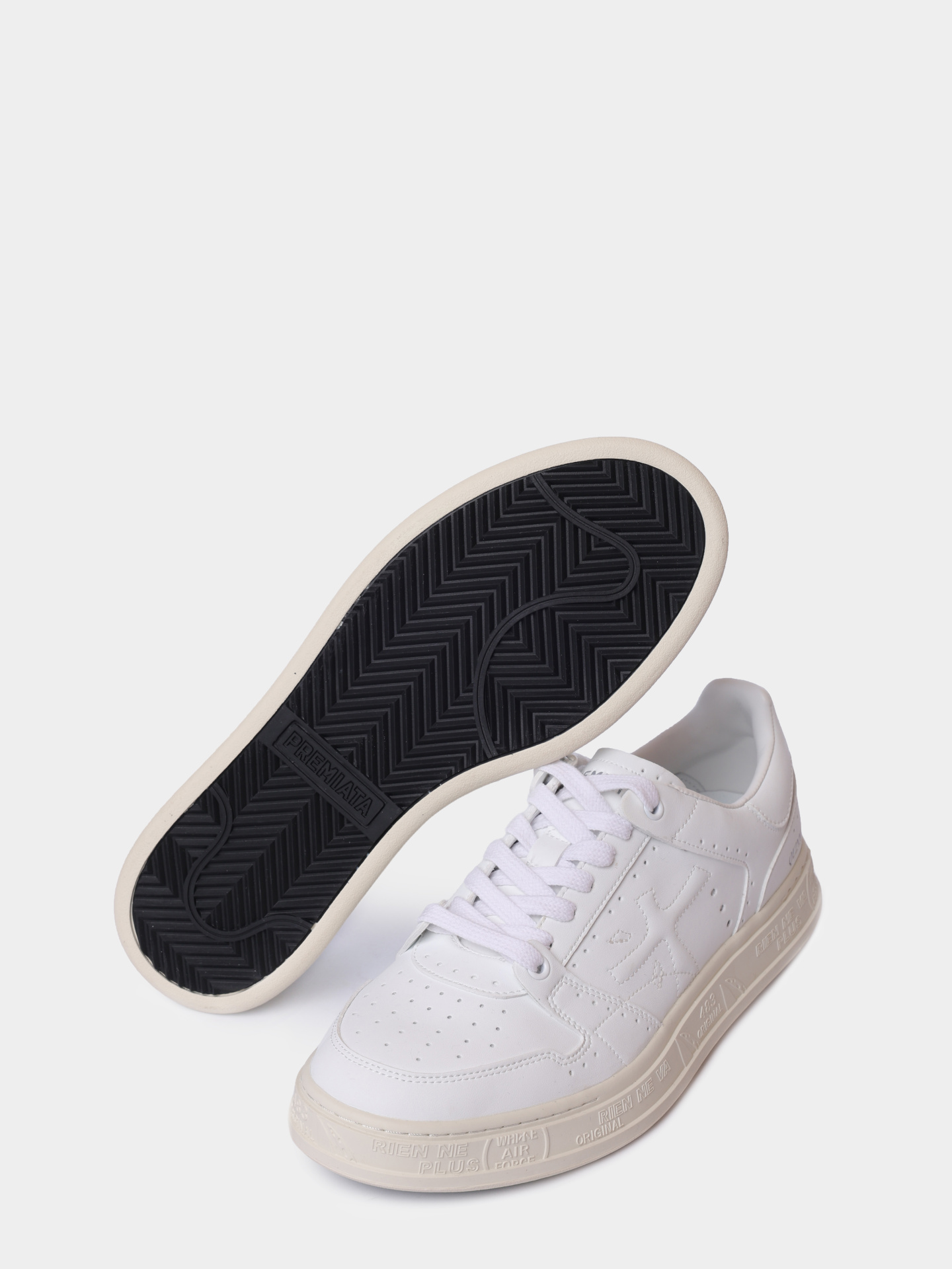 Кеды Premiata QUINN VAR 7500 белые мужские — купить в интернет-магазине Verdistore