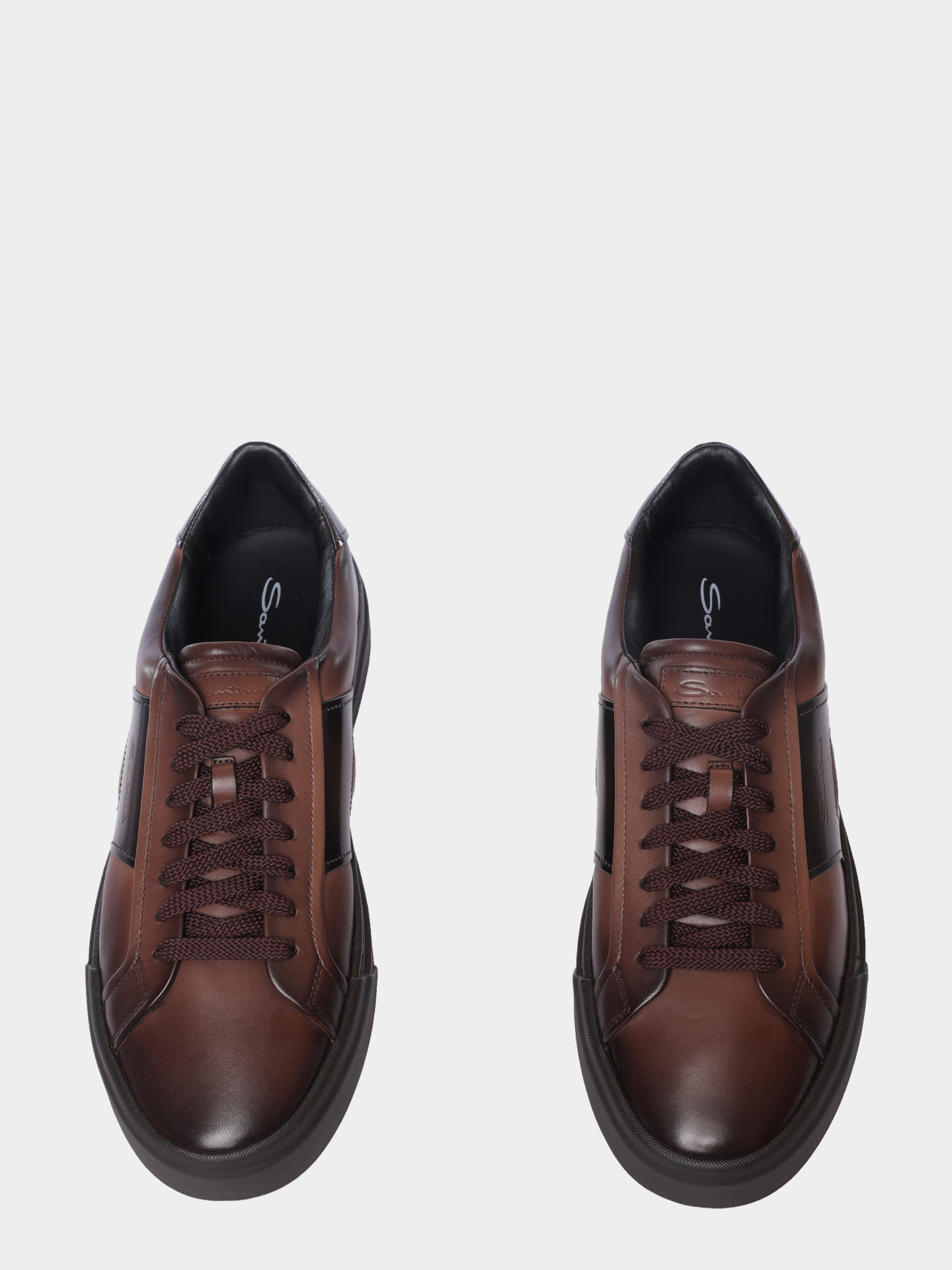 Кеды Santoni MBGG22018SMORGONT50 кожаные мужские — купить в интернет-магазине Verdistore