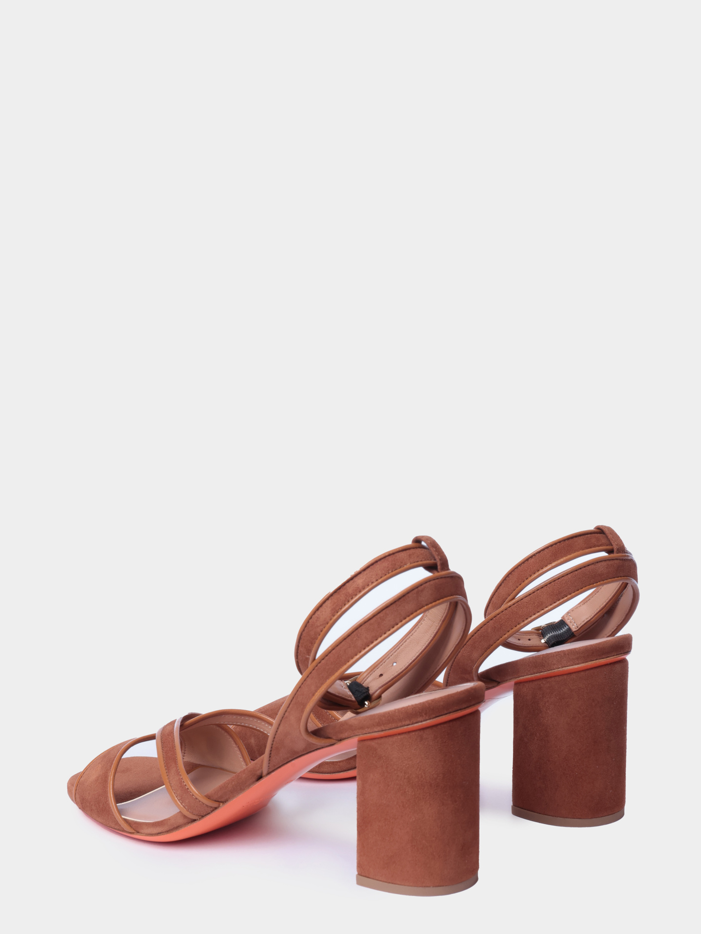 Босоножки Santoni WHWG72176HA2NUGCC44 замшевые женские — купить в интернет-магазине Verdistore