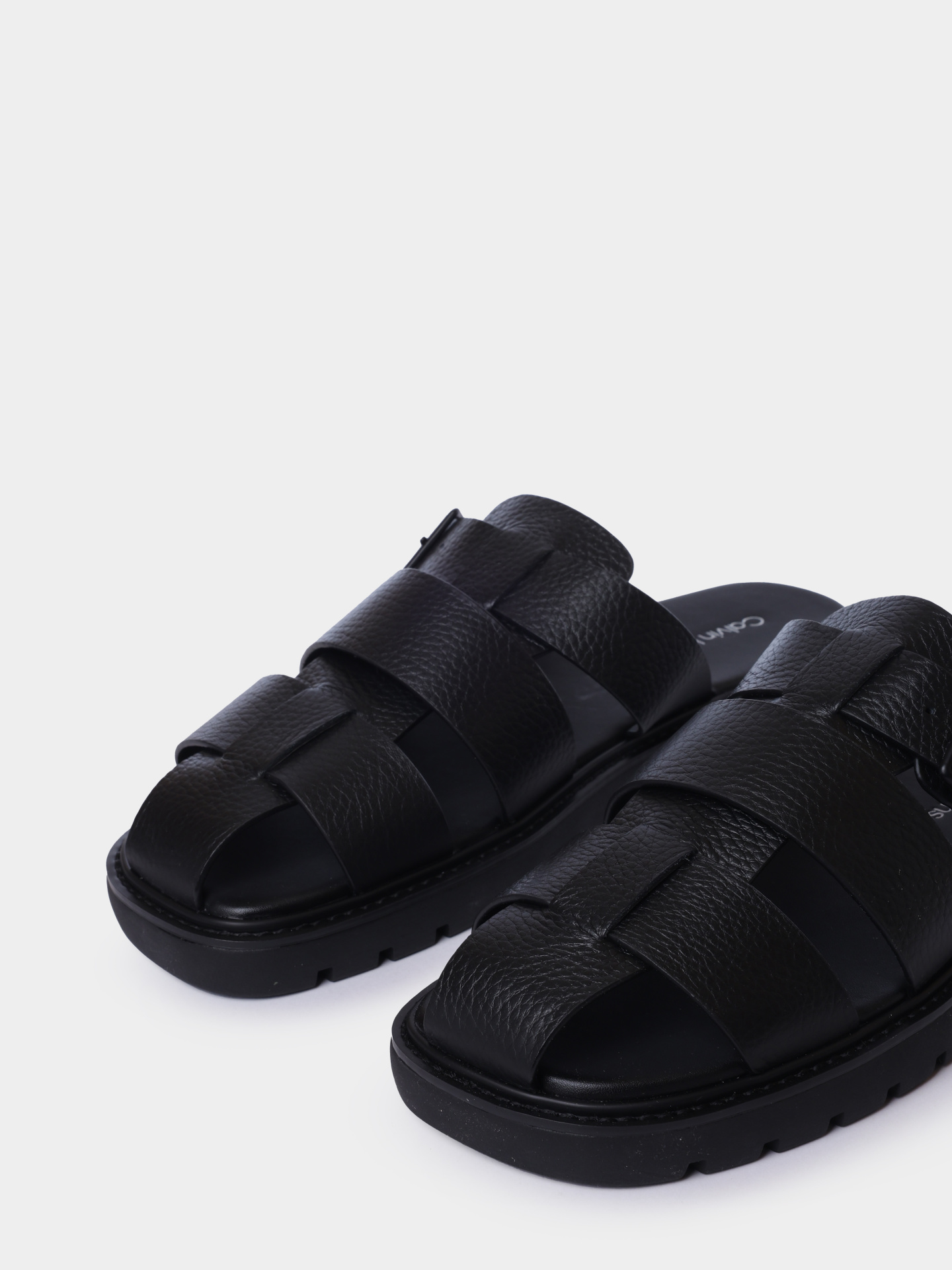 Сандалии Calvin Klein YM0YM01220 0GJ черные мужские — купить в интернет-магазине Verdistore