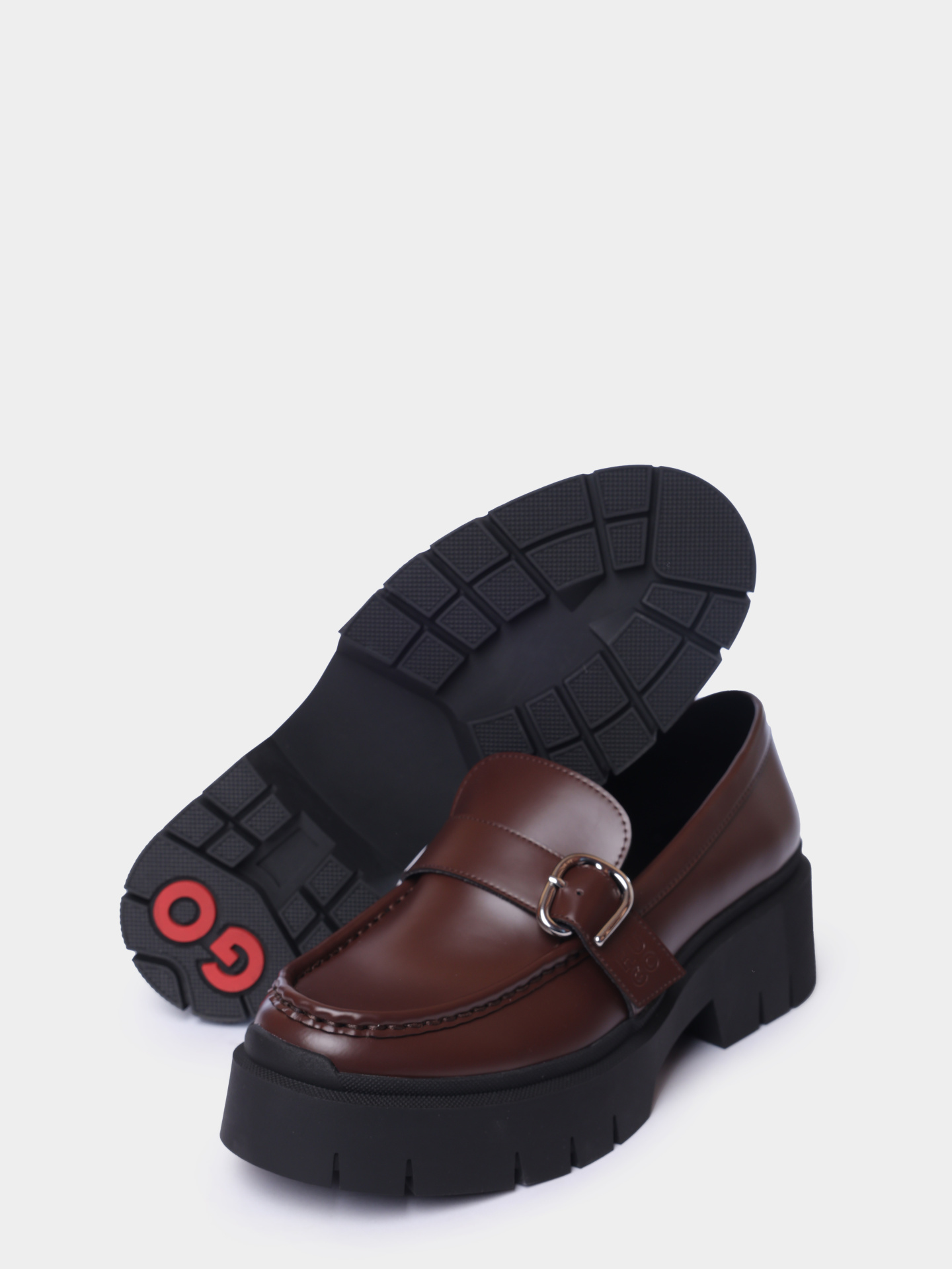 Лоферы Hugo 50548196 201 коричневые женские — купить в интернет-магазине Verdistore