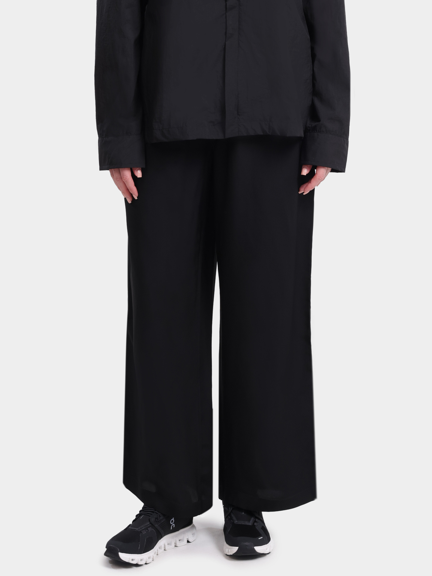Брюки Y-3 KH3206 BLACK черные женские на кулиске — купить в интернет-магазине Verdistore