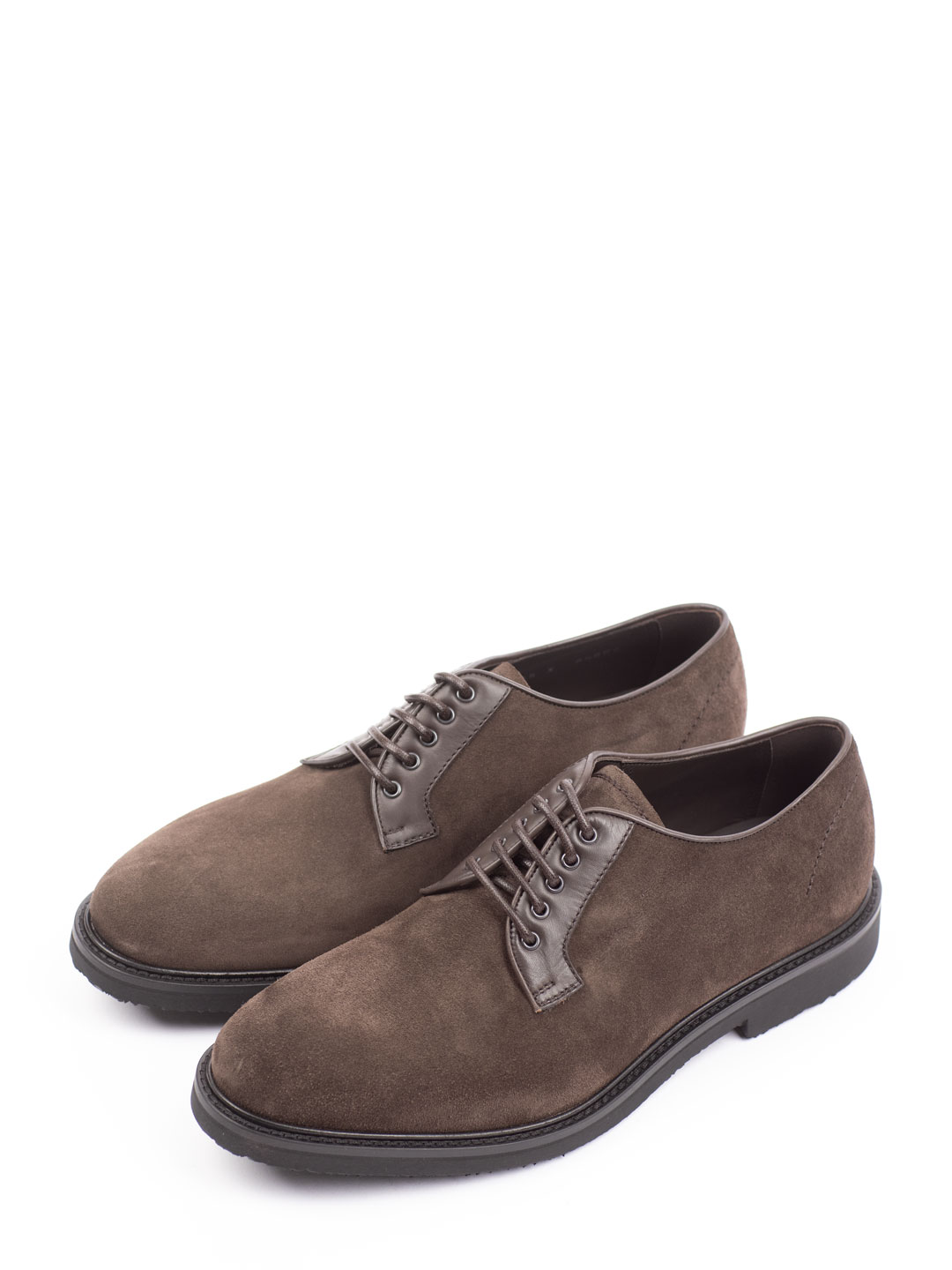 Дерби Ermenegildo Zegna A4509X LHKUD TDM замшевые мужские — купить в интернет-магазине Verdistore