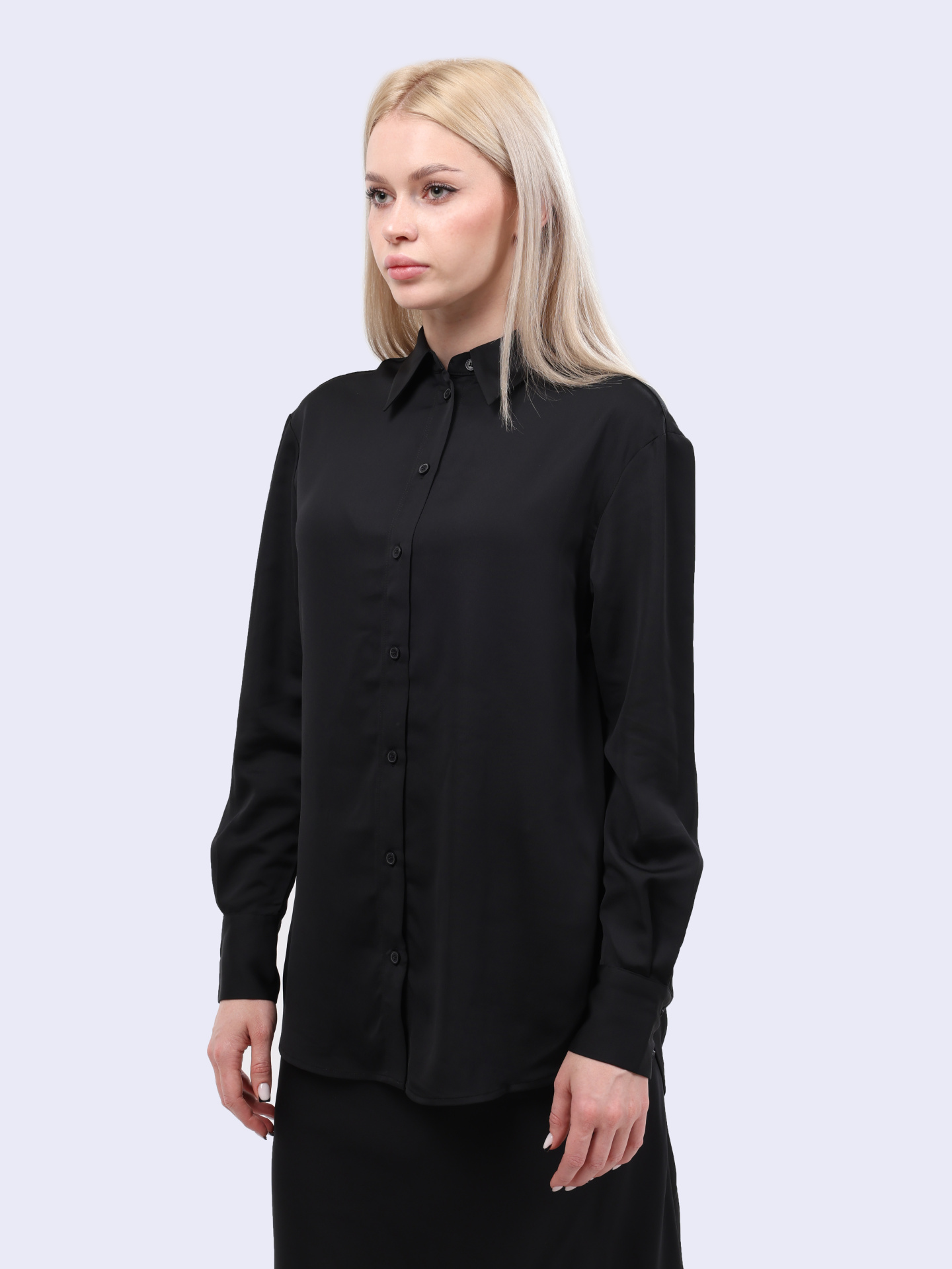 Блуза Calvin Klein K20K207584 BEH черная женская — купить в интернет-магазине Verdistore