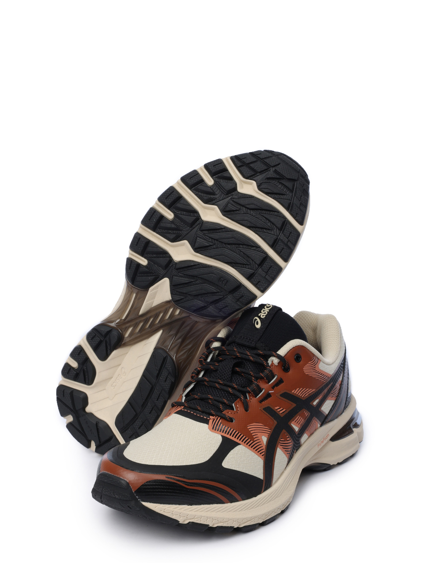 Кроссовки Asics 1203A342 250 комбинированные женские с коричневыми вставками — купить в интернет-магазине Verdistore