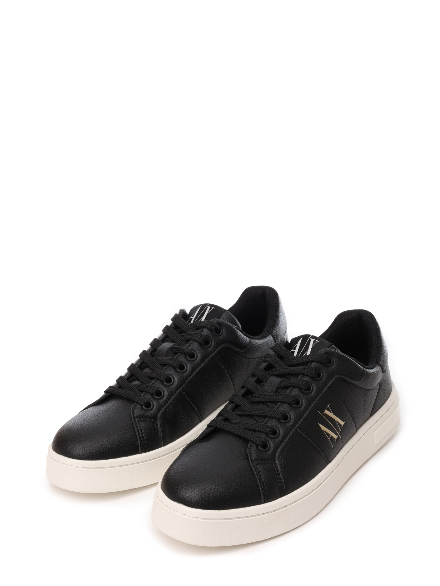 Кеды Armani Exchange XW000254 AF10859 UC001 черные женские из кожи — купить в интернет-магазине Verdistore