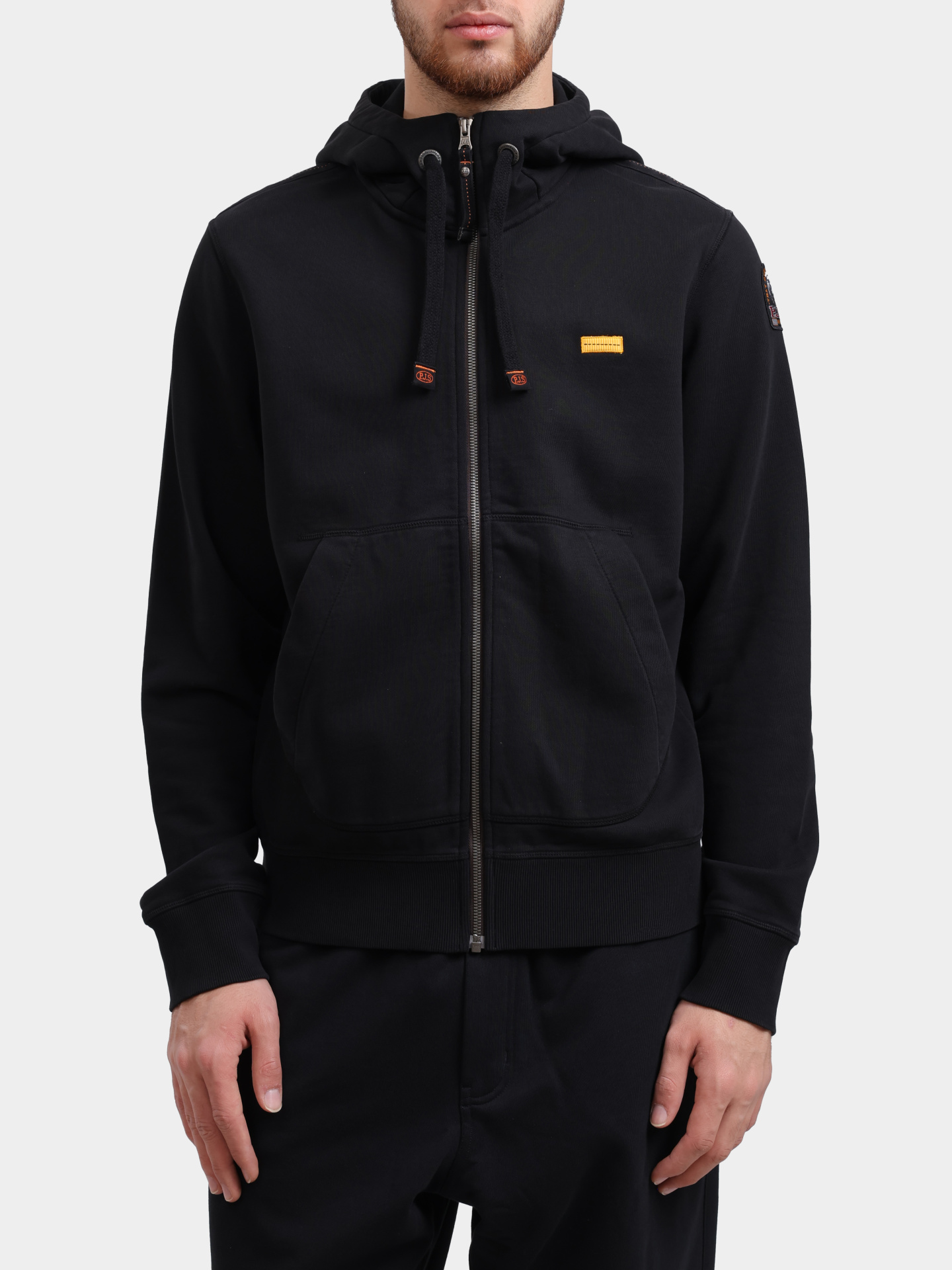 Толстовка Parajumpers CHARLIE EMBO мужская черная — купить в интернет-магазине Verdistore