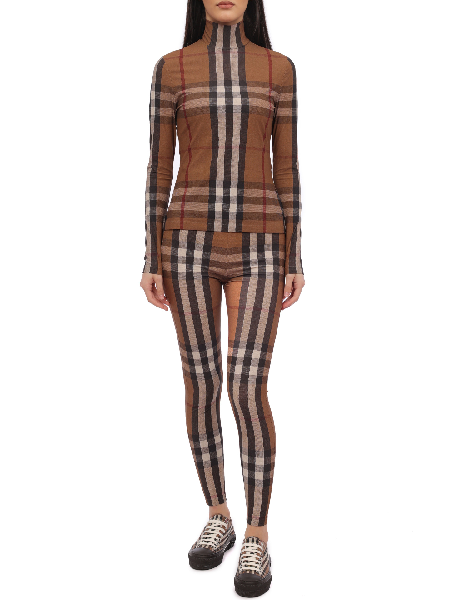 Водолазка Burberry 8060897 A8894 коричневая женская — купить в интернет-магазине Verdistore