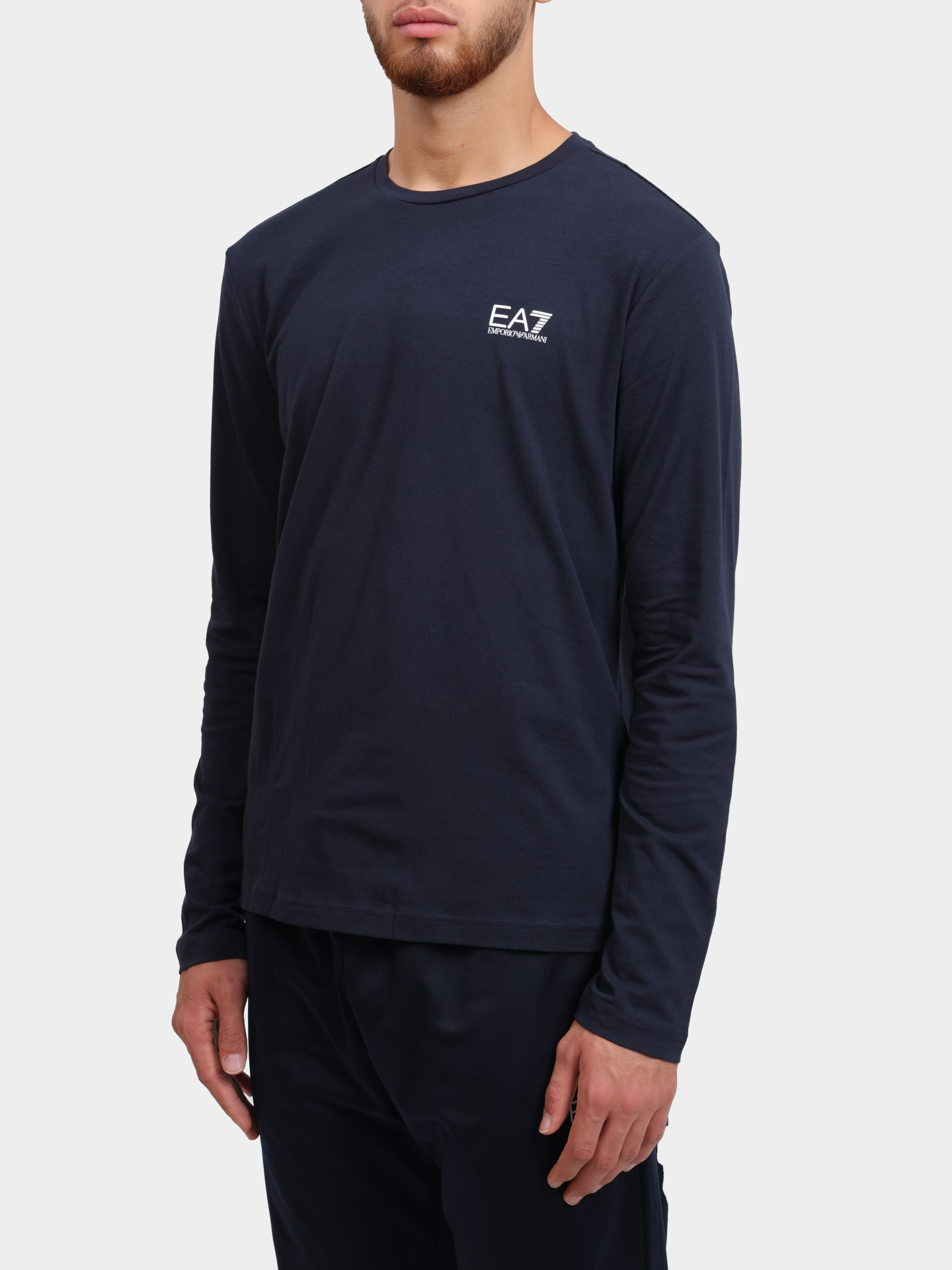 Лонгслив EA7 8NPT28 PJVQZ 1562 хлопковый мужской — купить в интернет-магазине Verdistore