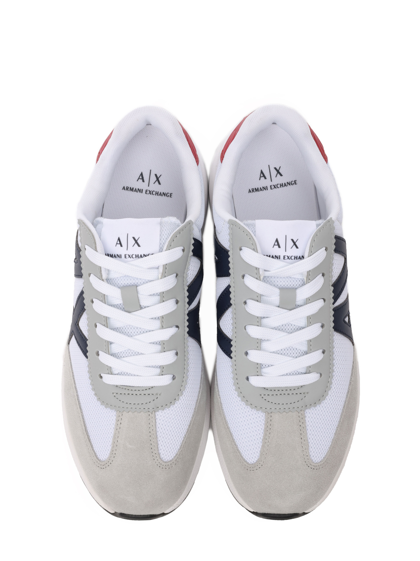Кроссовки Armani Exchange XUX071 XV527 T709 комбинированные мужские с логотипом — купить в интернет-магазине Verdistore
