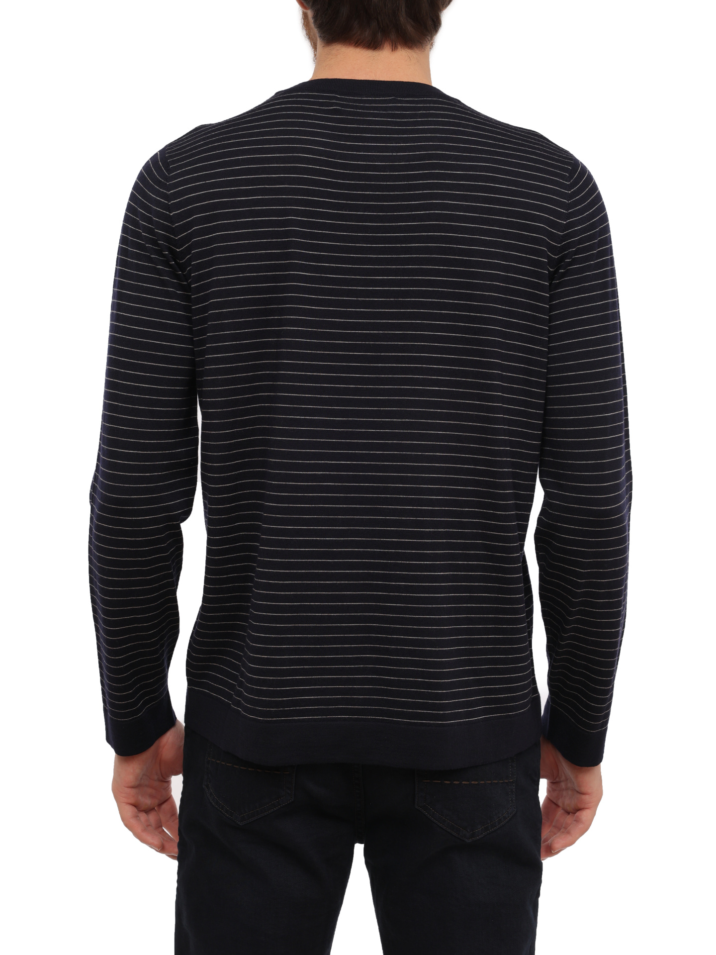 Свитер Brunello Cucinelli M2484800 полосатый мужской — купить в интернет-магазине Verdistore