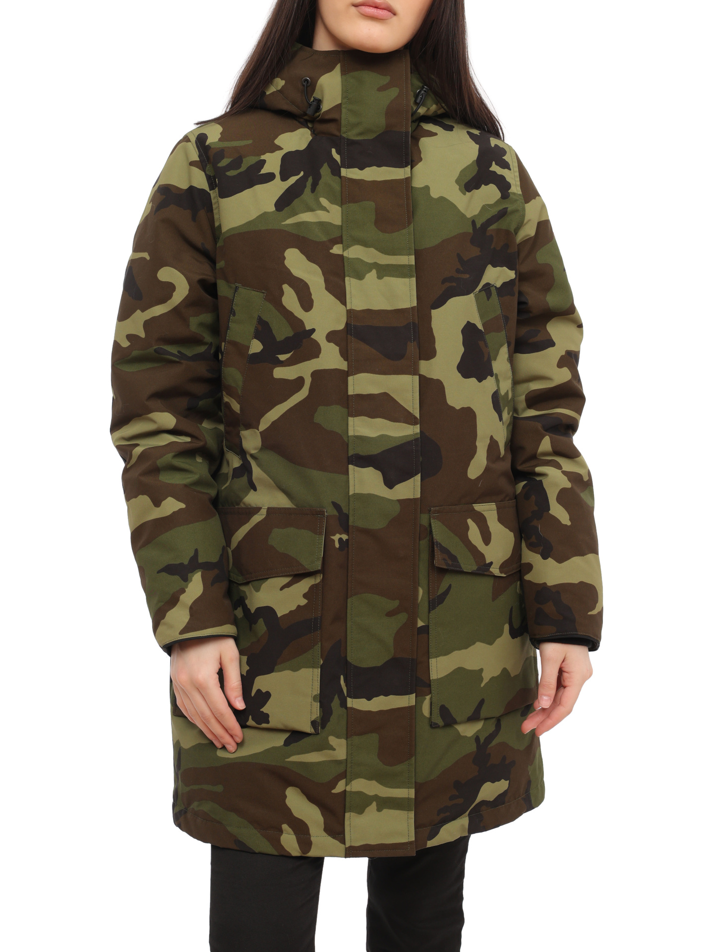 Парка Canada Goose 5807L женская с накладными карманами — купить в интернет-магазине Verdistore