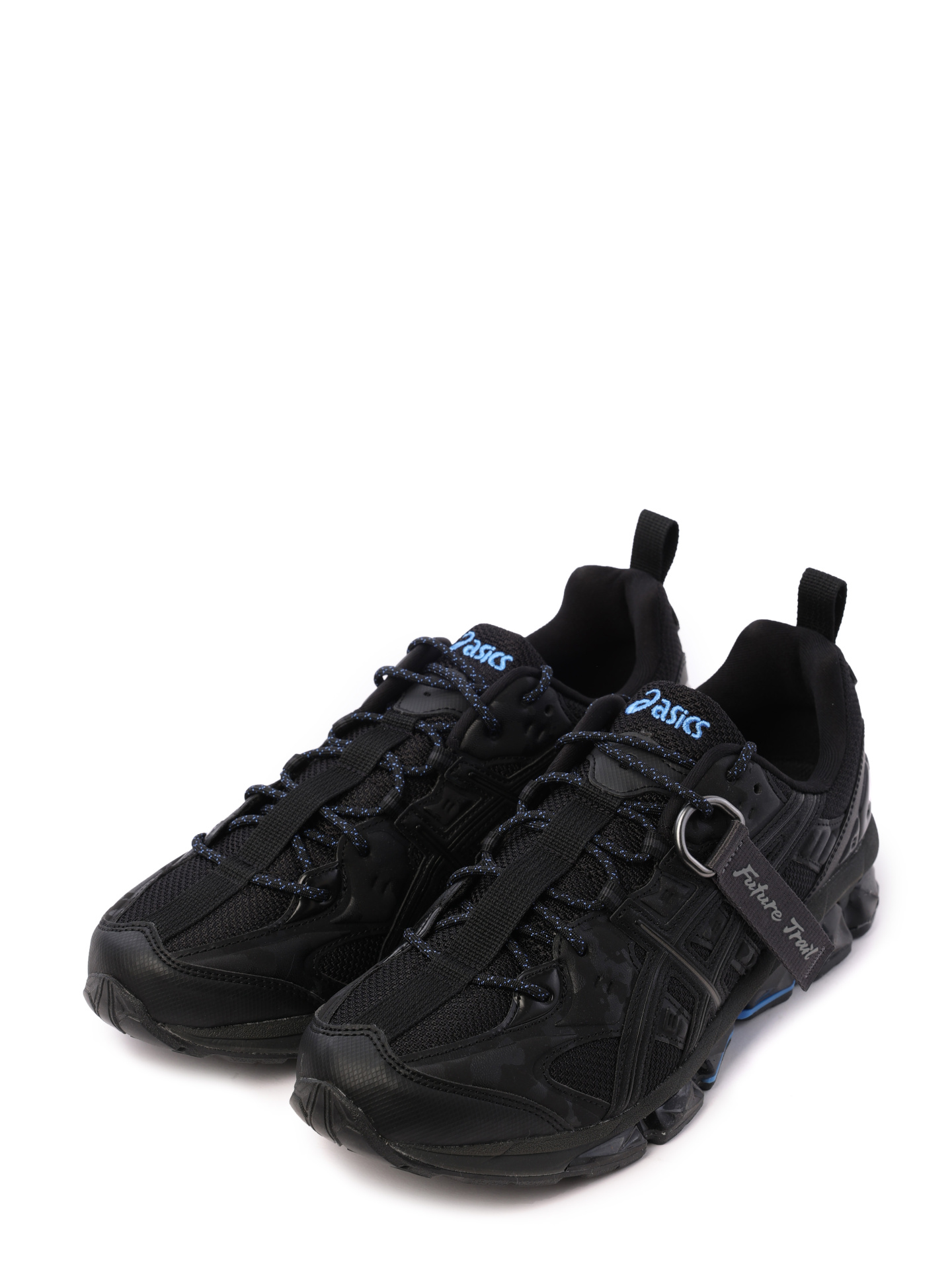 Кроссовки Asics 1201A679 черные мужские с текстильными вставками — купить в интернет-магазине Verdistore