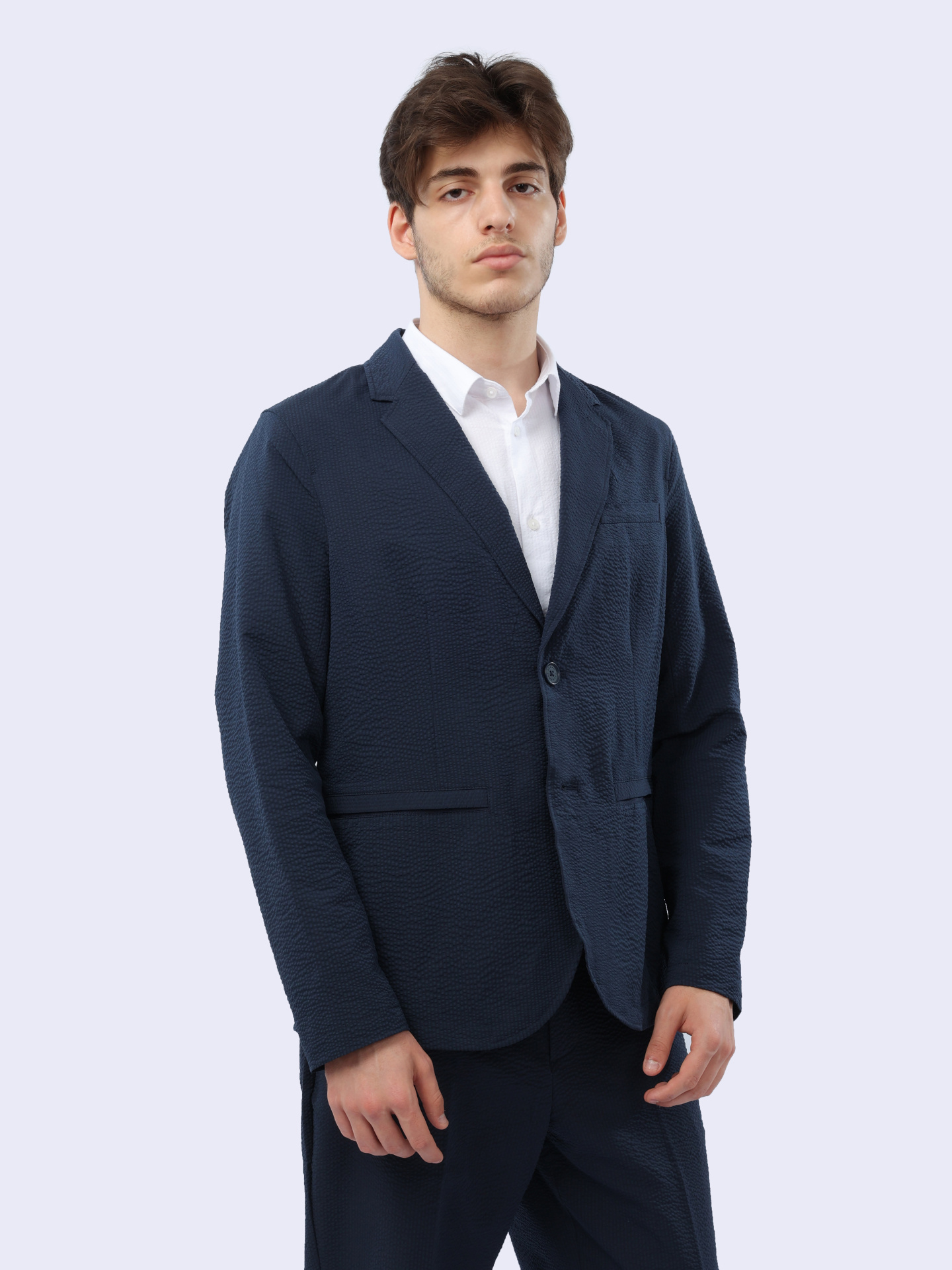 Пиджак Armani Exchange 3DZG23 ZN1AZ 15BA темно-синий мужской — купить в интернет-магазине Verdistore