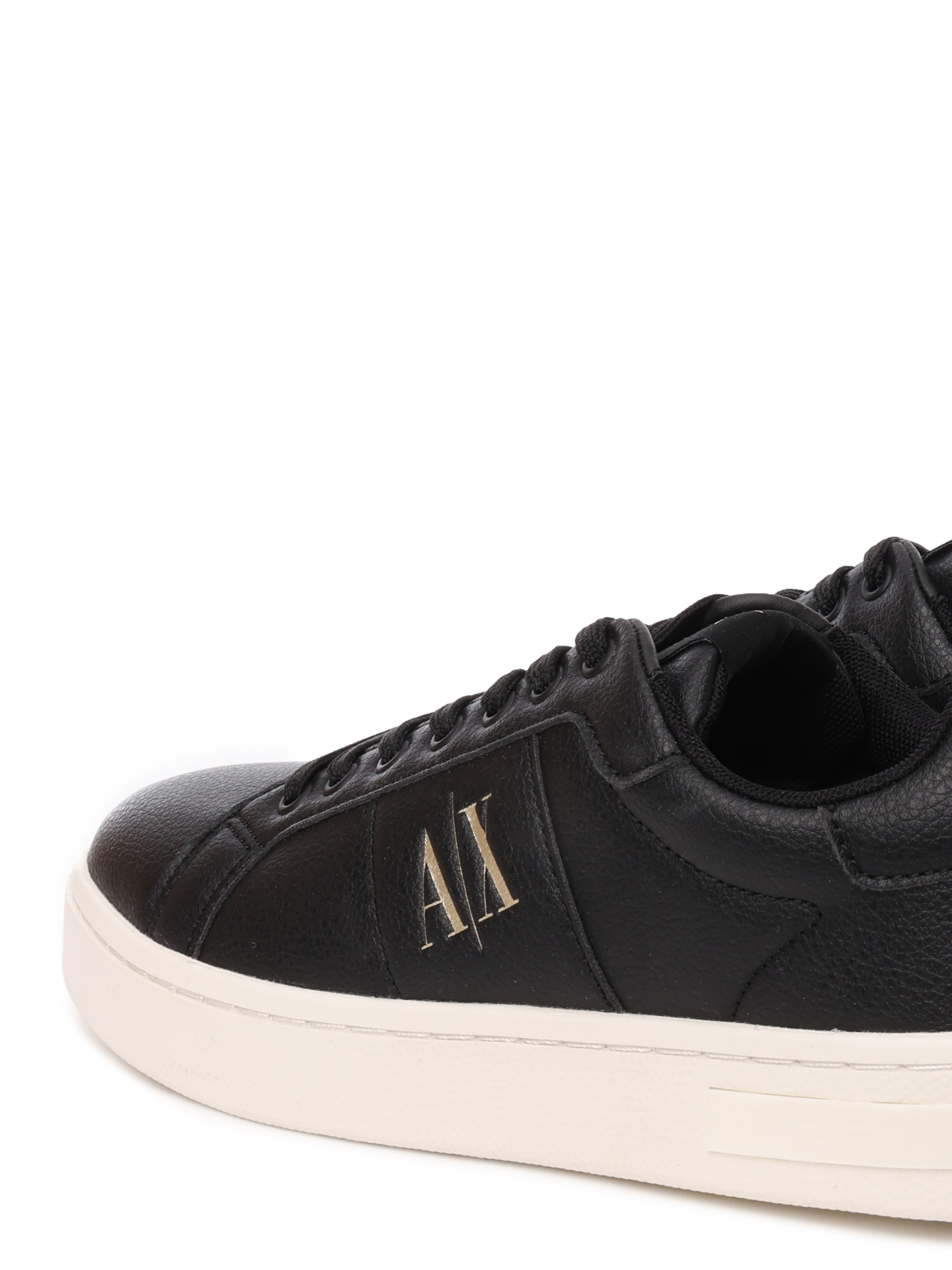 Кеды Armani Exchange XW000254 AF10859 UC001 черные женские из кожи — купить в интернет-магазине Verdistore