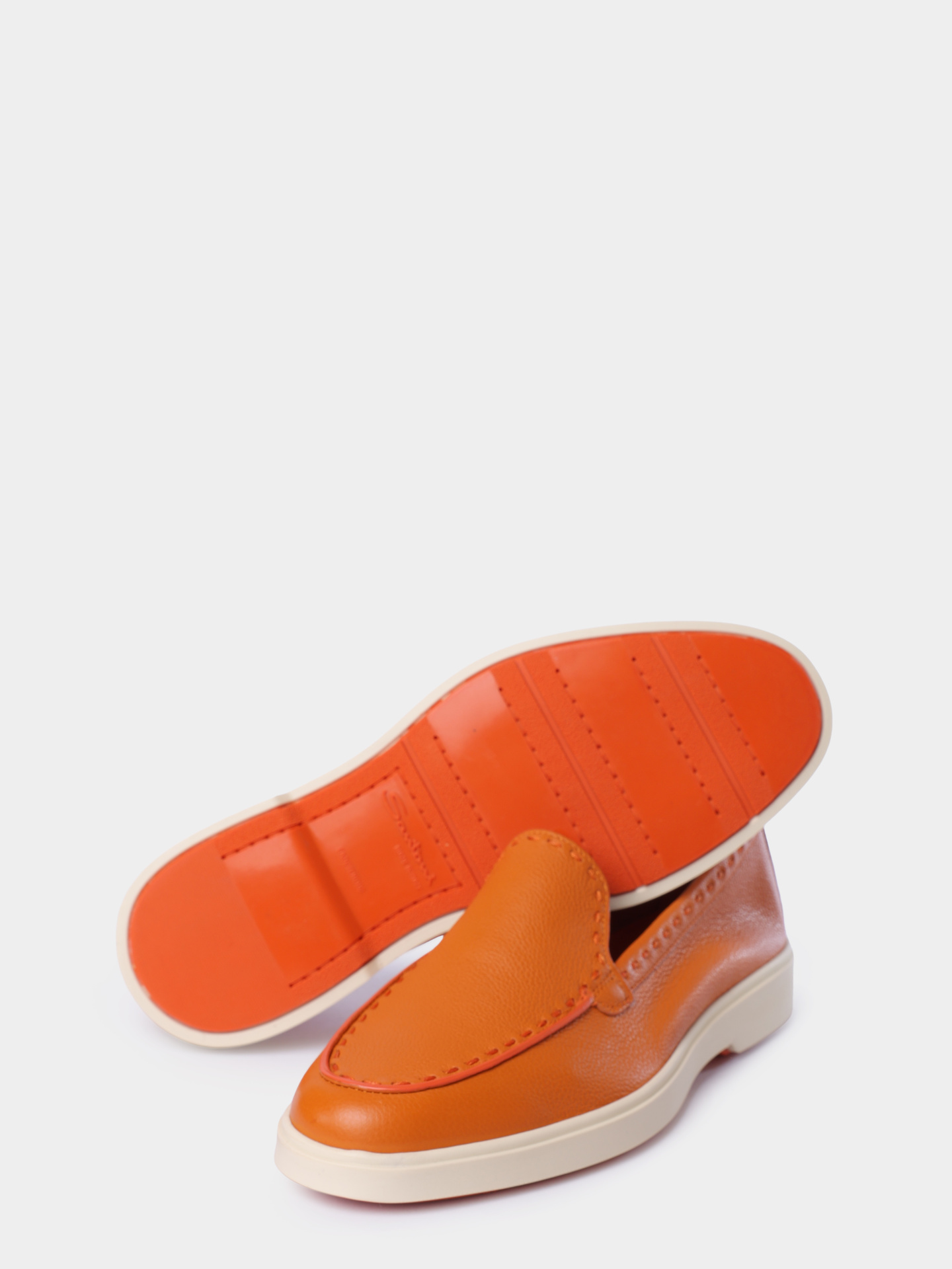 Лоферы Santoni WUYG71436TISSWKAA33 кожаные женские — купить в интернет-магазине Verdistore