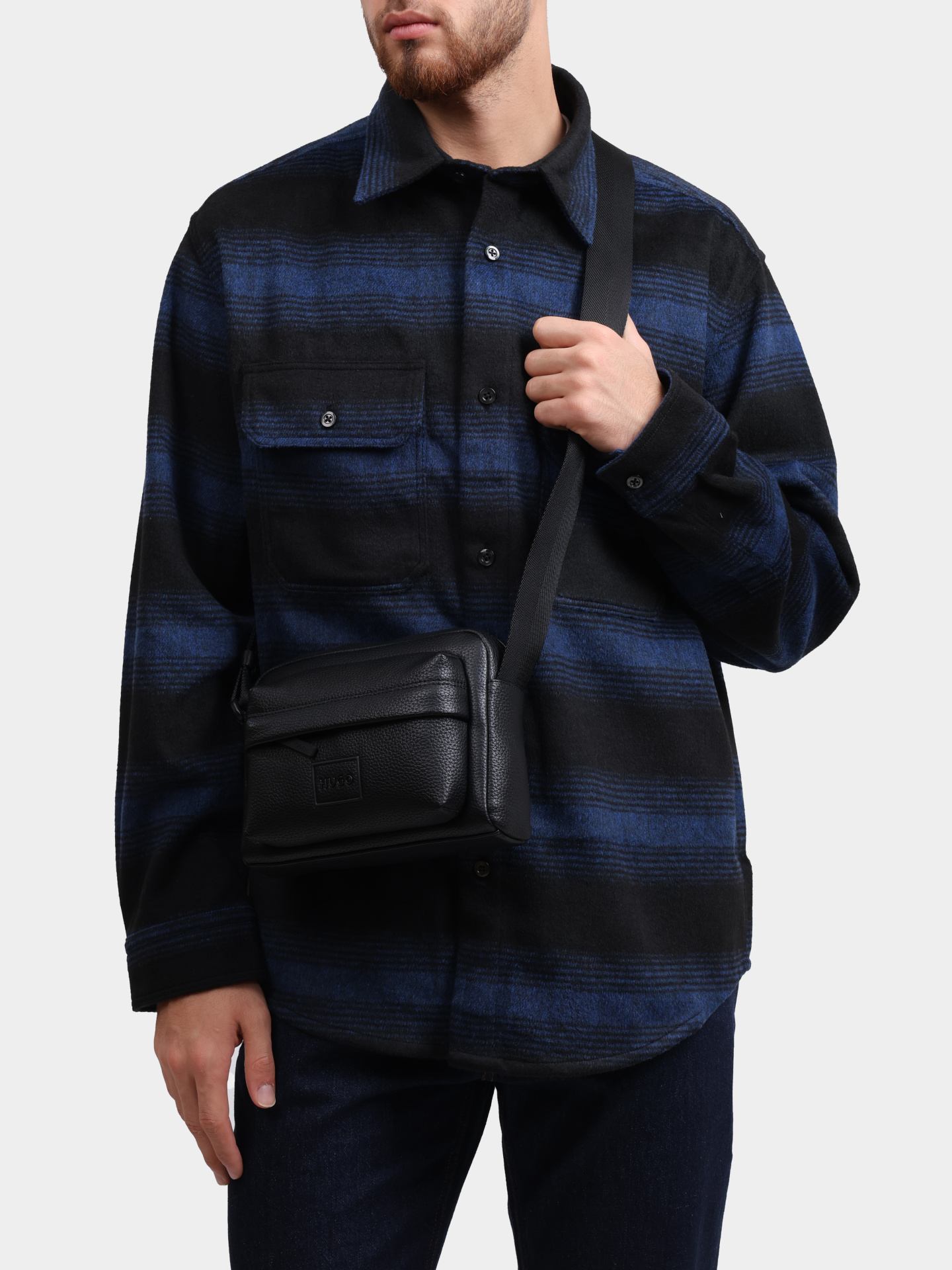 Сумка Hugo 50551783 001 черная мужская — купить в интернет-магазине Verdistore