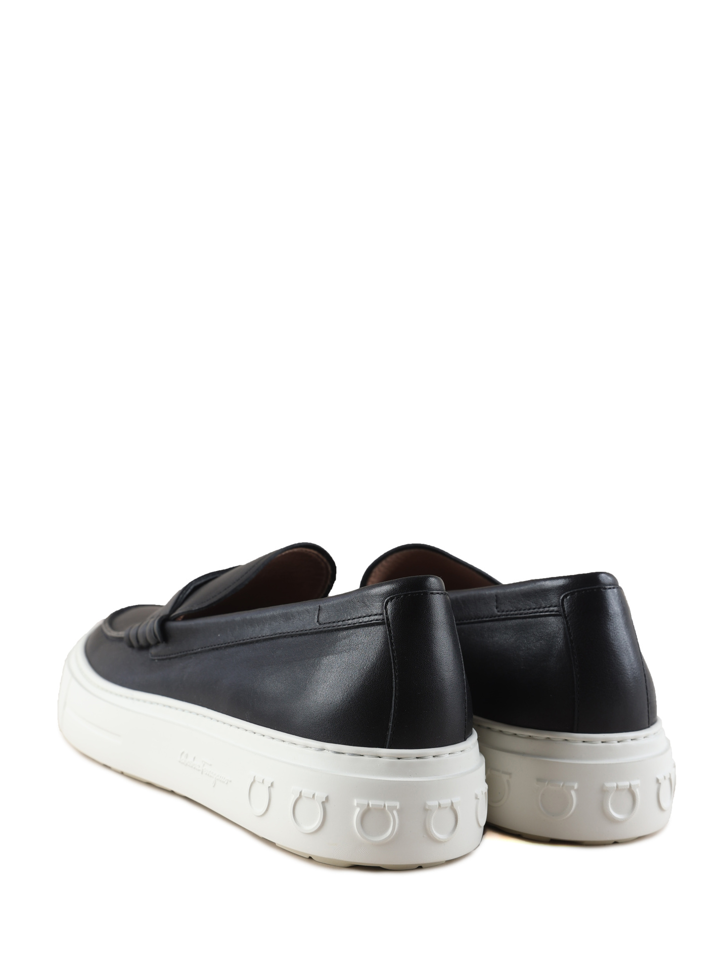 Лоферы Z-07511593E кожаные на высокой белой подошве  — купить в интернет-магазине Verdistore