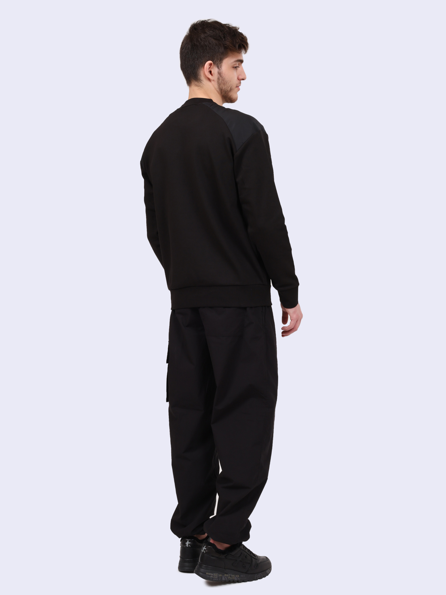 Свитшот Calvin Klein K10K113091 BEH черный мужской — купить в интернет-магазине Verdistore