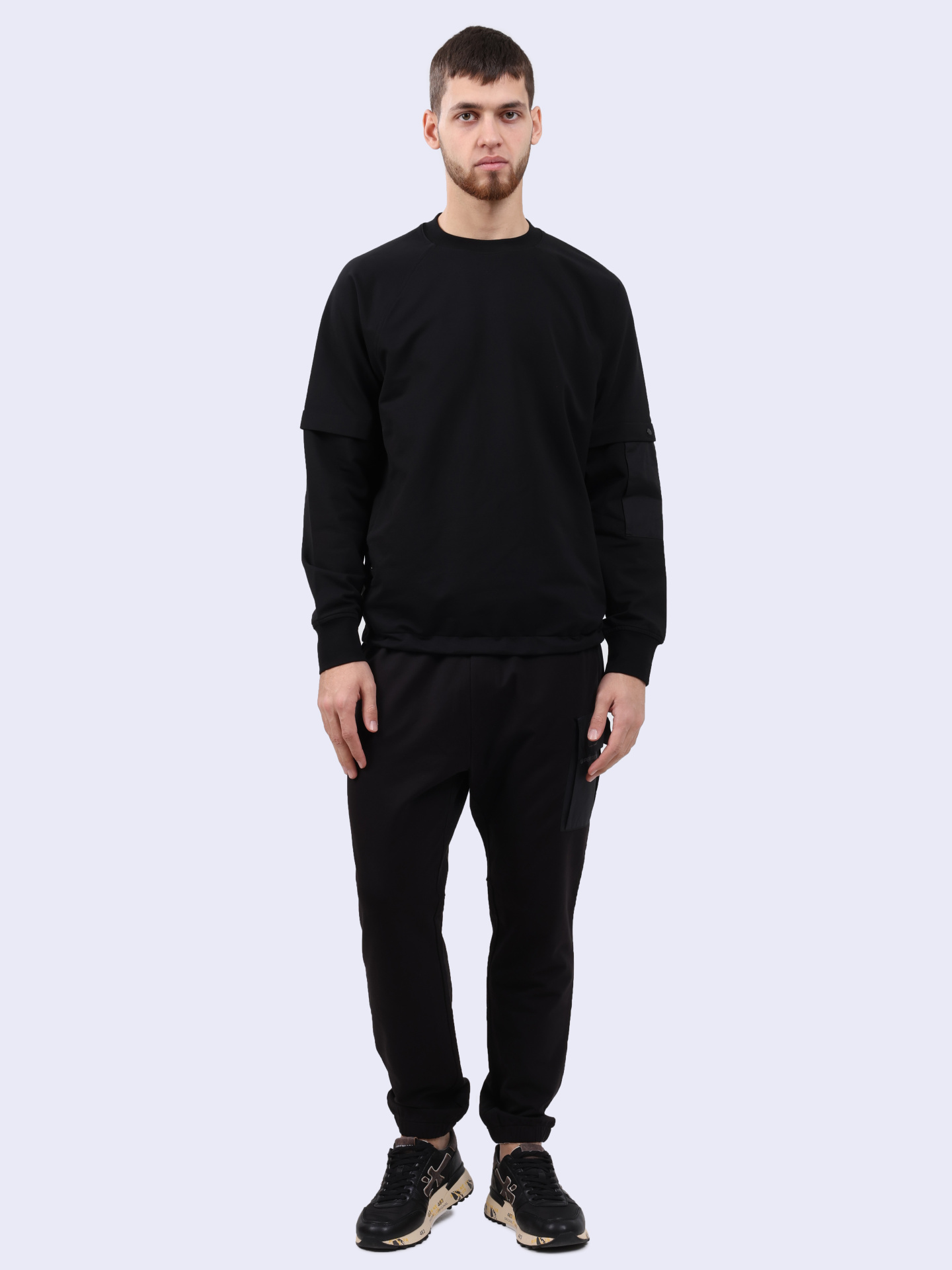 Свитшот C.P. Company 17CLSS029A 006452N 999 черный мужской — купить в интернет-магазине Verdistore