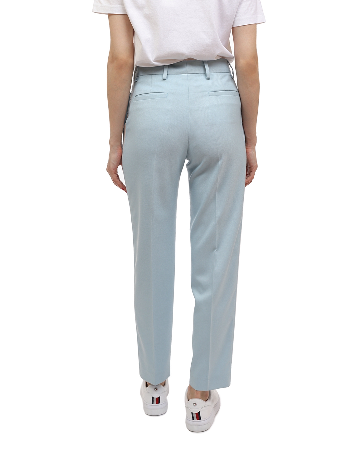Брюки Calvin Klein K20K200583 голубые женские с лампасами — купить в интернет-магазине Verdistore