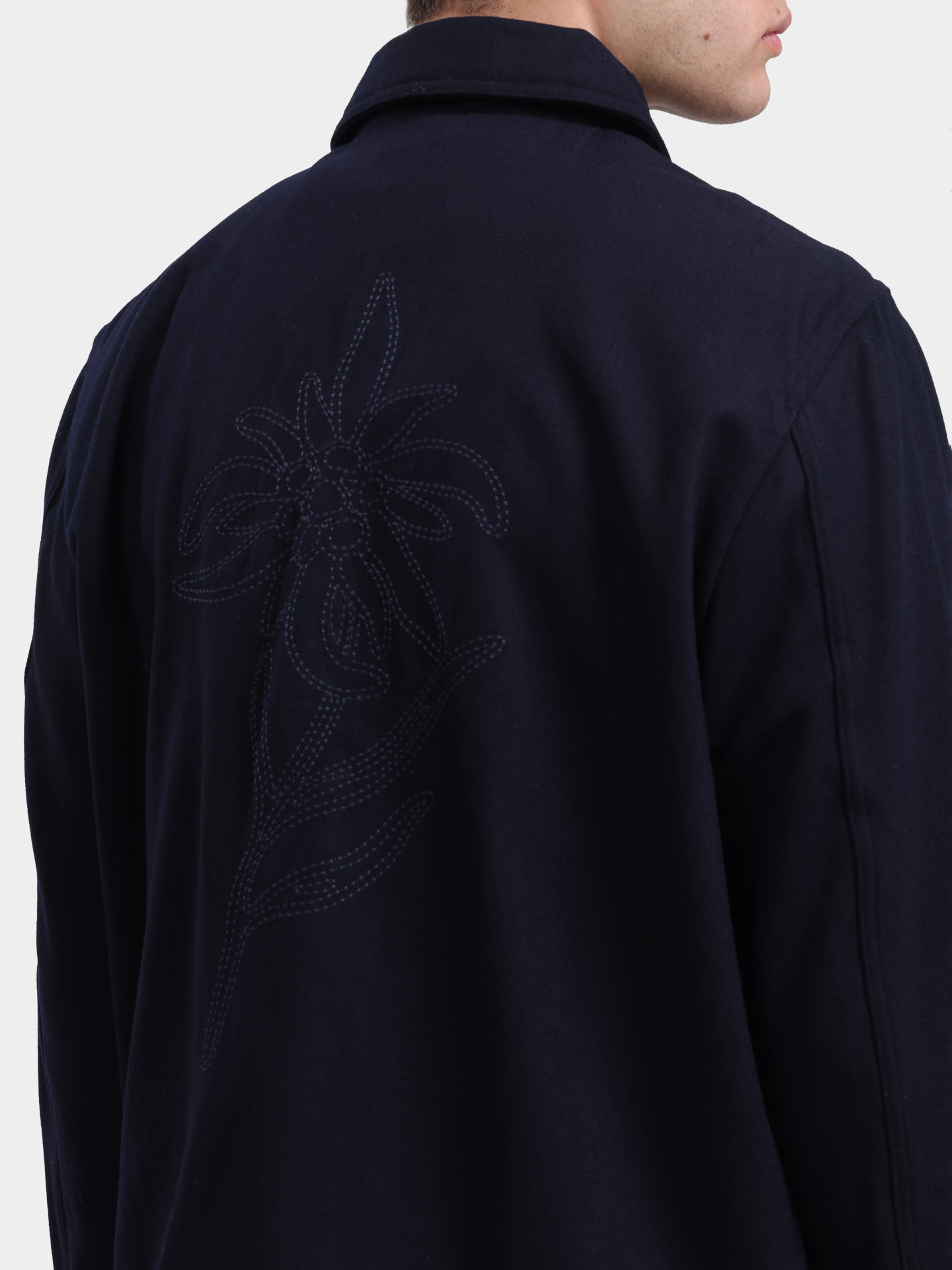 Куртка-рубашка Autry JAPX - O5IV темно-синяя мужская — купить в интернет-магазине Verdistore