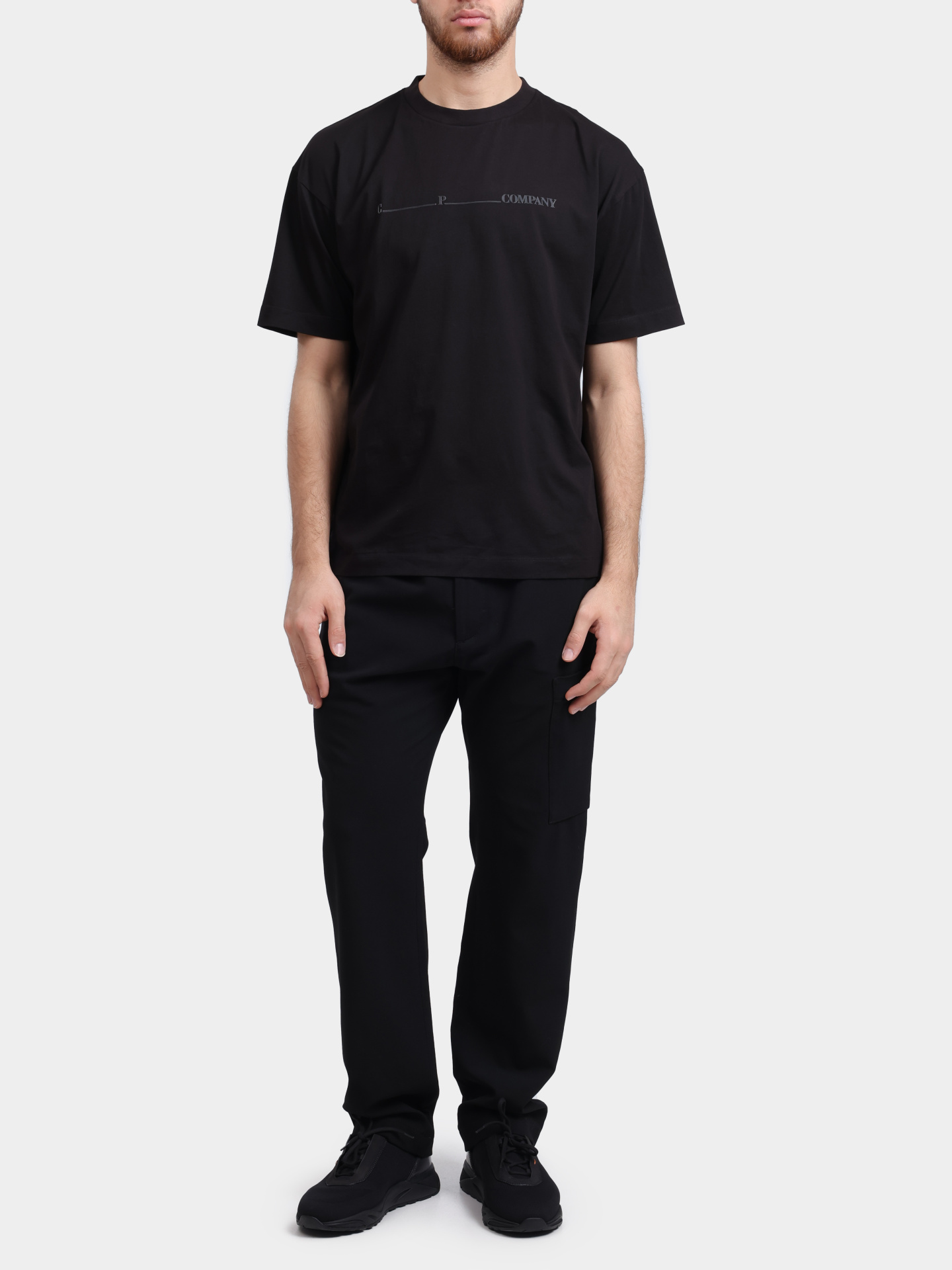 Футболка C.P. Company 19CMTS109A-005100W мужская с логотипом — купить в интернет-магазине Verdistore