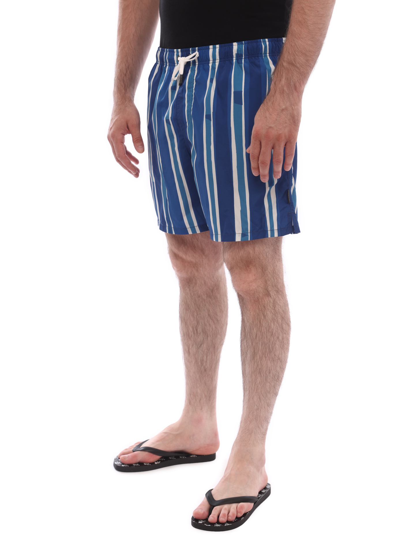 Шорты Ermenegildo Zegna N7B54 424 синие мужские — купить в интернет-магазине Verdistore