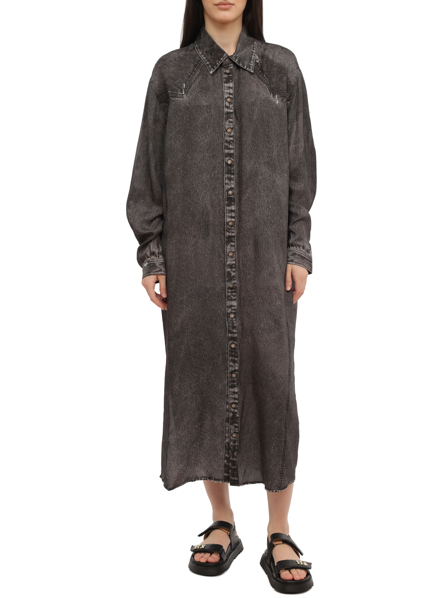 Платье Diesel A134910LIAM02 серое женское — купить в интернет-магазине Verdistore