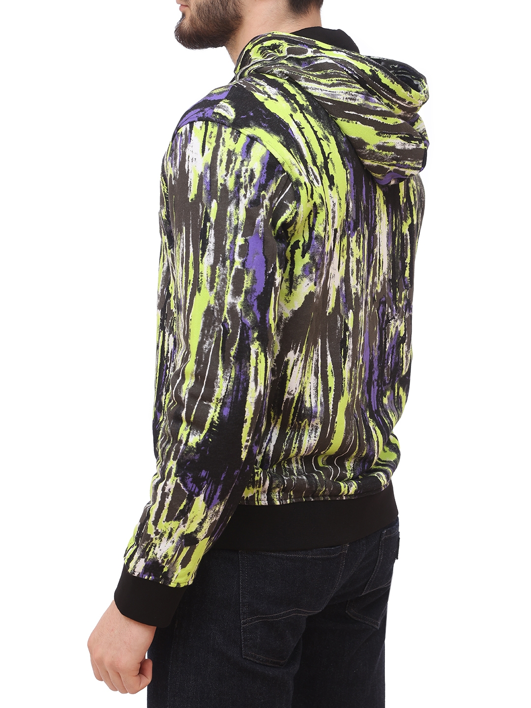 Худи Armani Exchange 3KZMFQ ZJ2RZ 2898 комбинированное мужское с логотипом — купить в интернет-магазине Verdistore