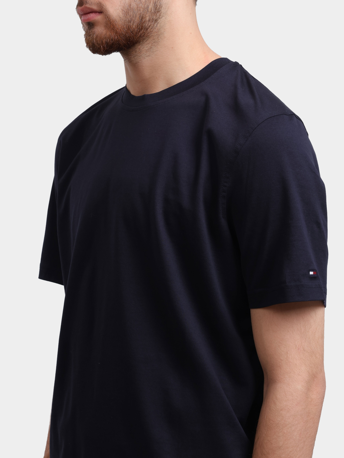 Футболка Tommy Hilfiger MW0MW39779 DW5 хлопковая мужская — купить в интернет-магазине Verdistore