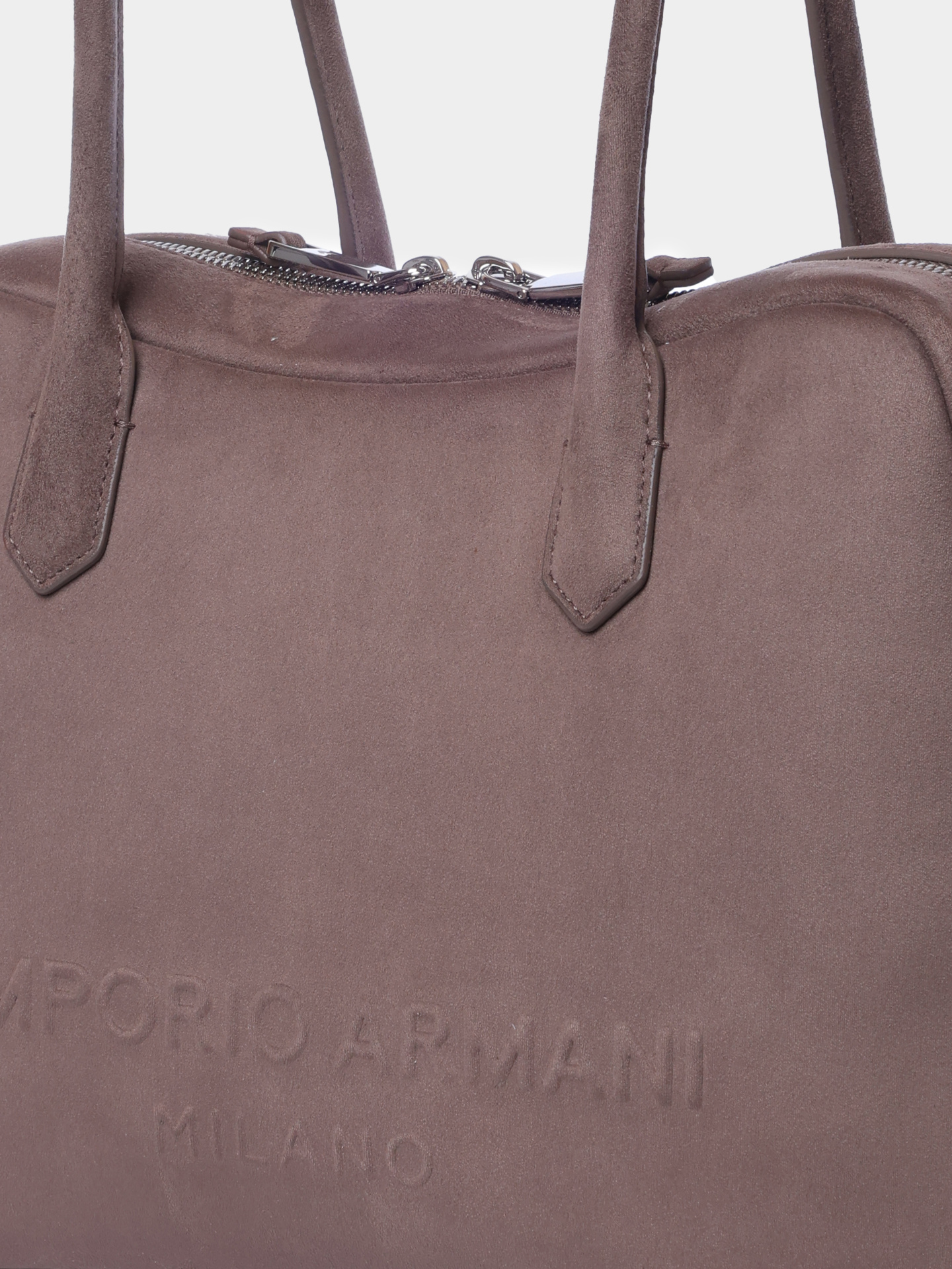 Сумка Emporio Armani EW004761 AF26137 U6101 коричневая женская замшевая — купить в интернет-магазине Verdistore