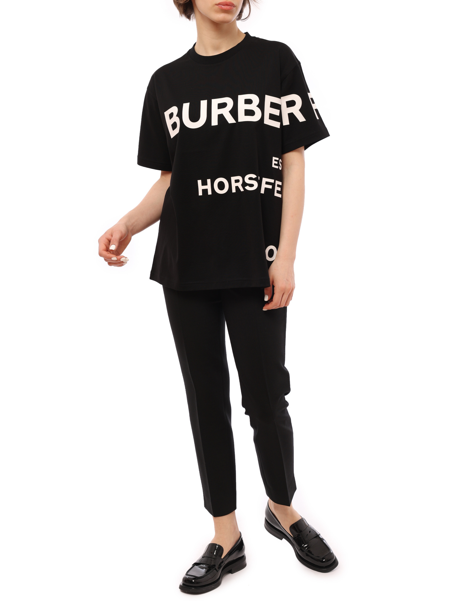Футболка Burberry 8040764 A1189 хлопковая женская — купить в интернет-магазине Verdistore