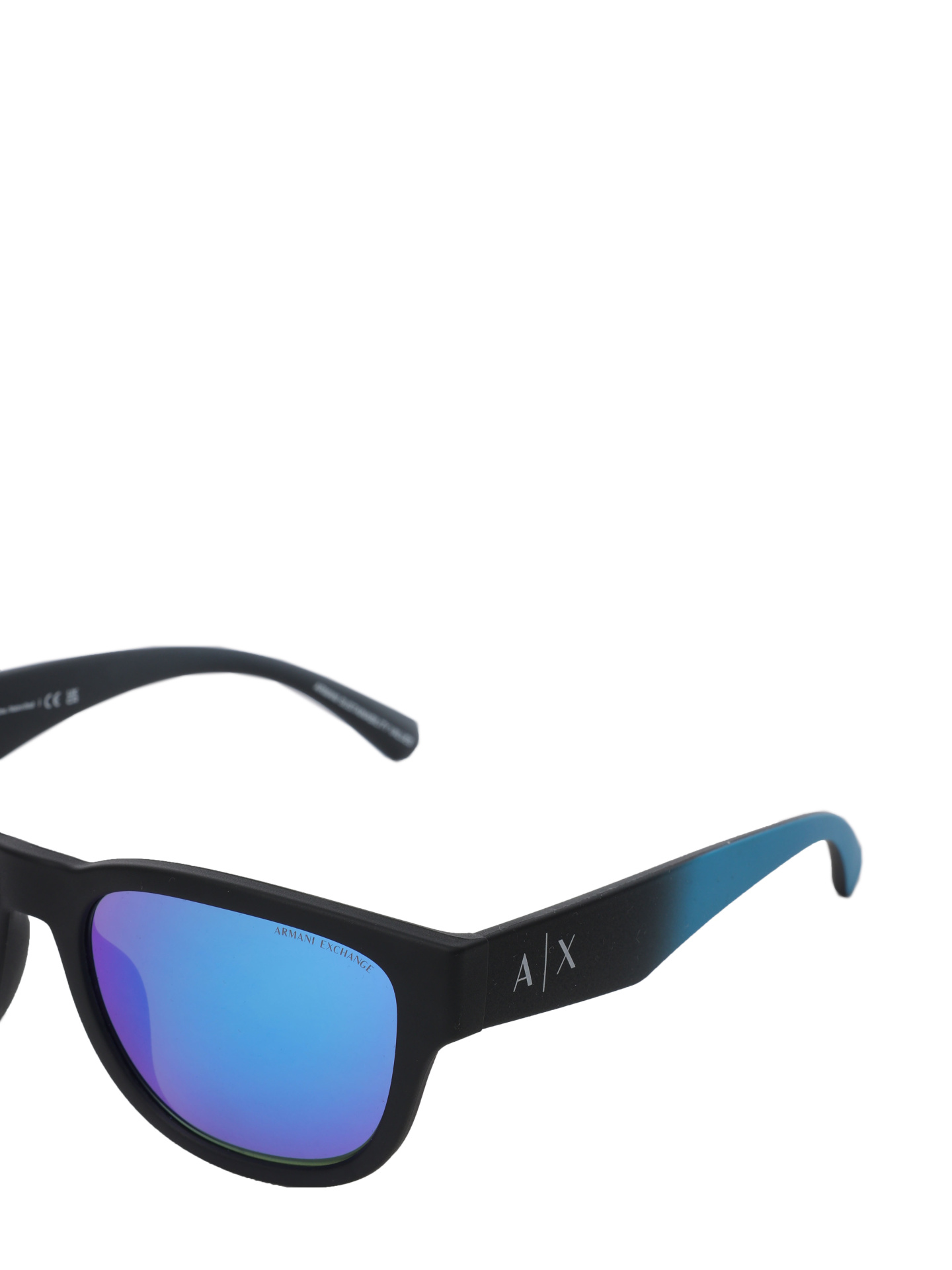 Очки Armani Exchange 0AX4115SU83252554 солнцезащитные с синим градиентом — купить в интернет-магазине Verdistore